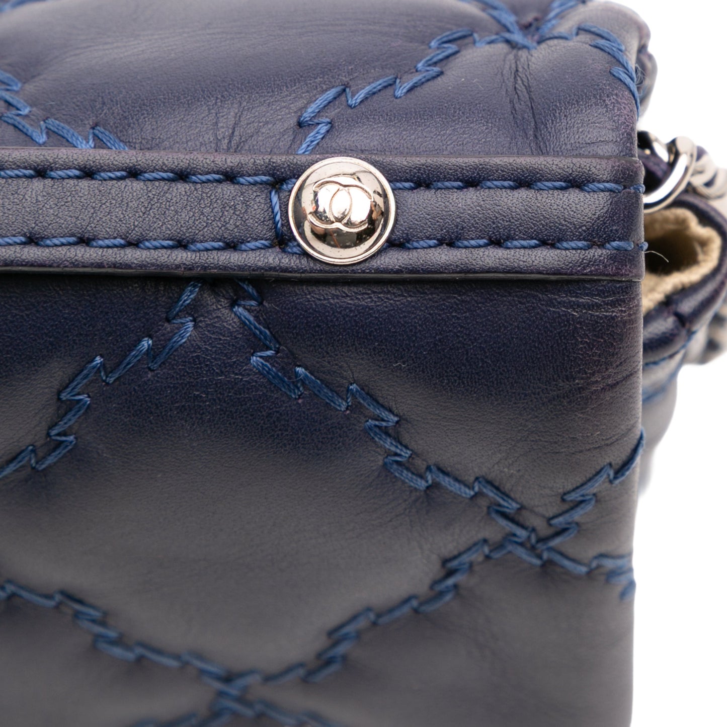 Chanel Mini Double Stitch Hamptons Flap