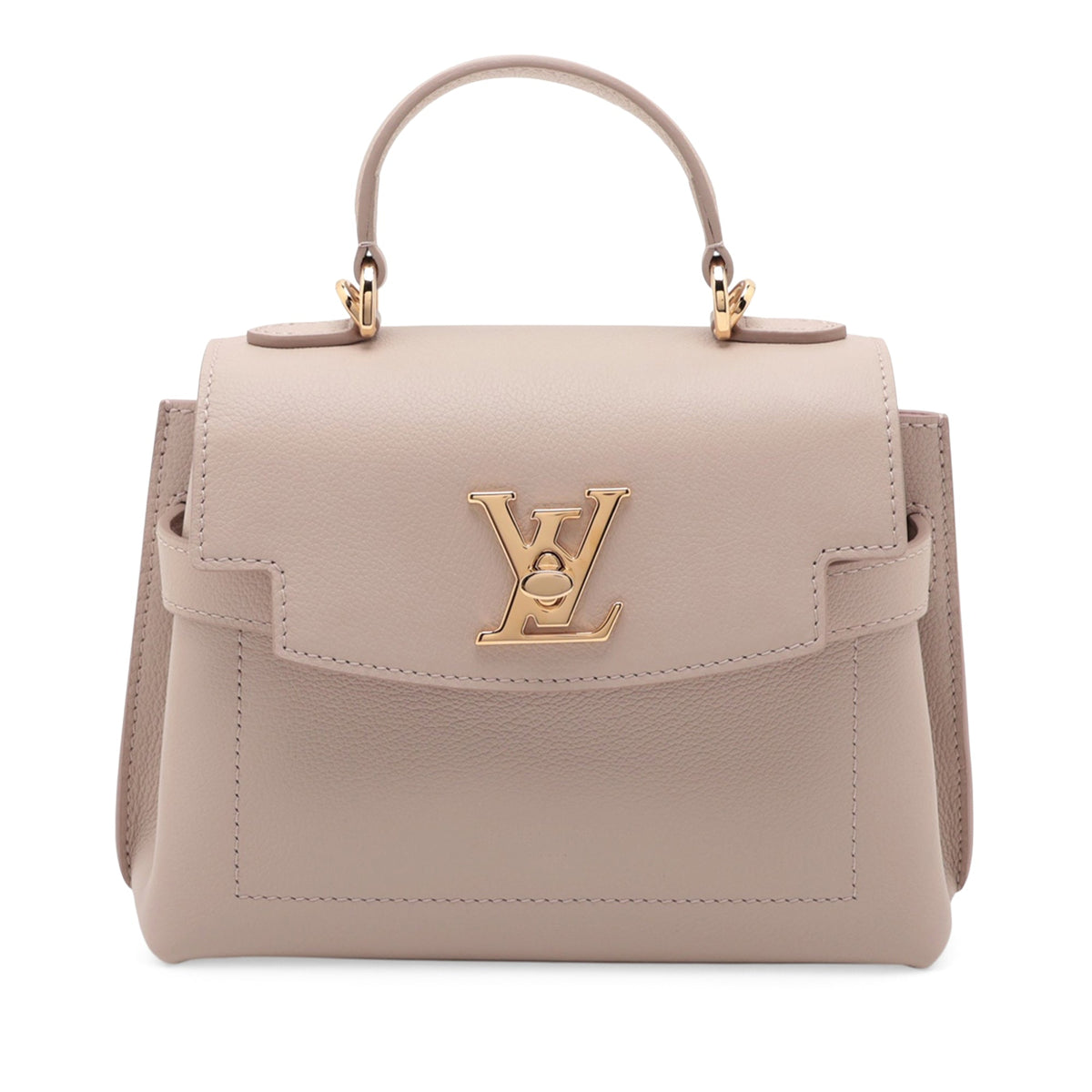 Louis Vuitton Taurillon Mini LockMe Ever — Beige