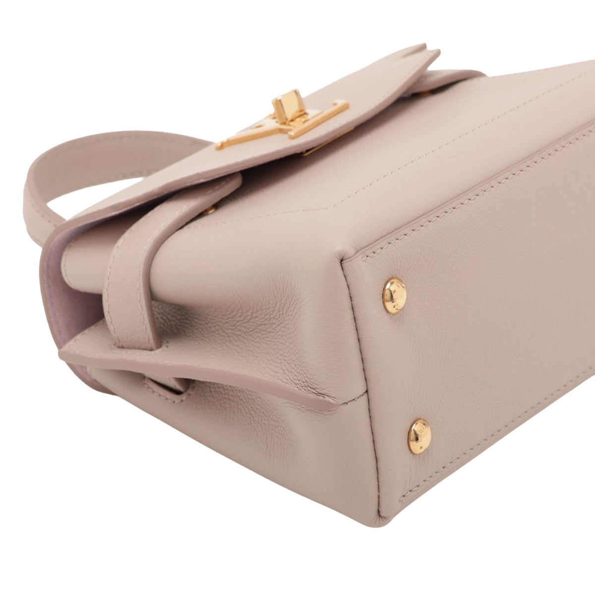 Louis Vuitton Taurillon Mini LockMe Ever — Beige