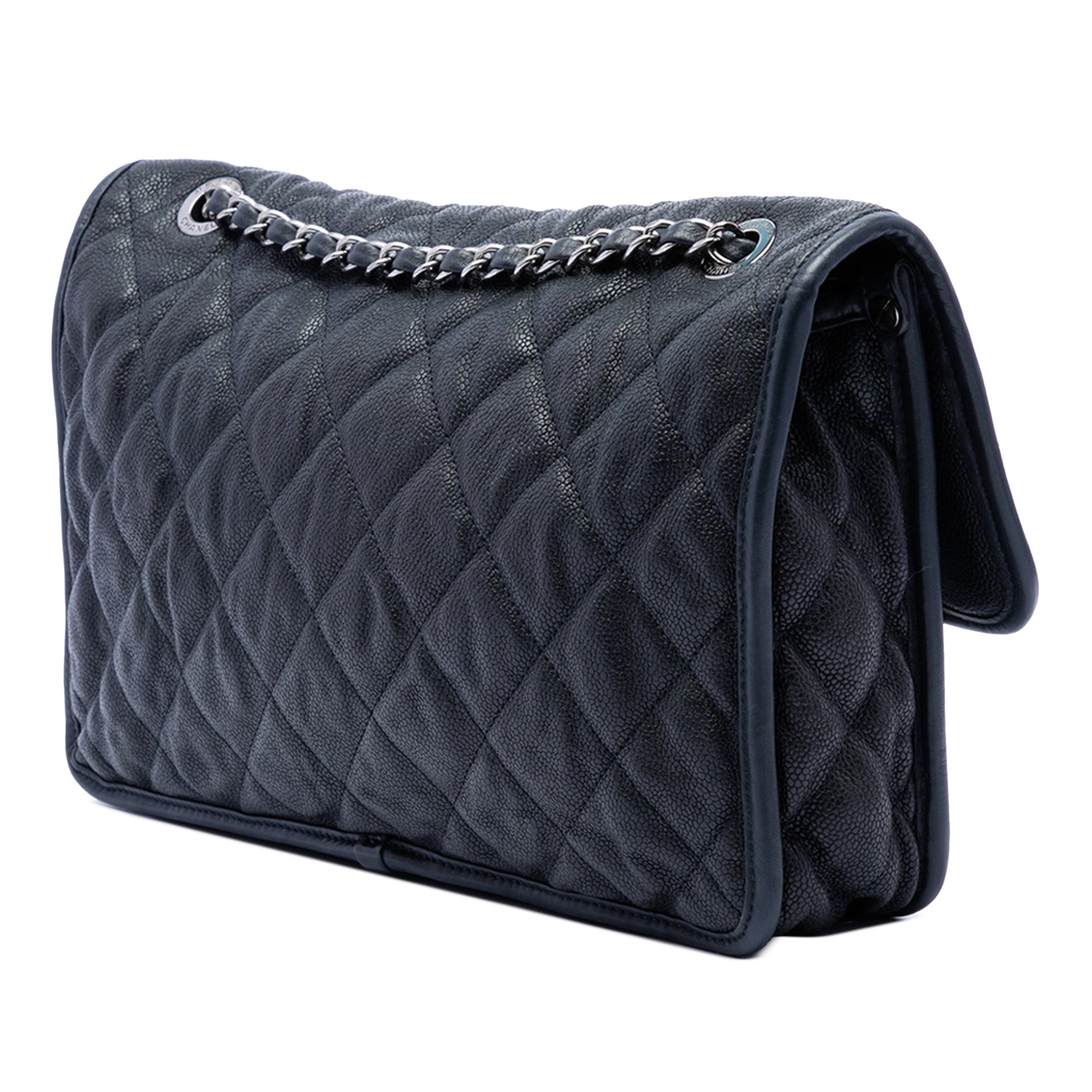 Chanel Medium Quilted Caviar French Riviera Flap
