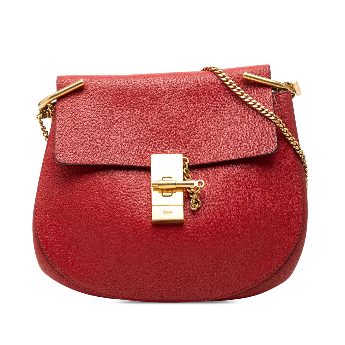 Chloé Small Leather Drew Crossbody