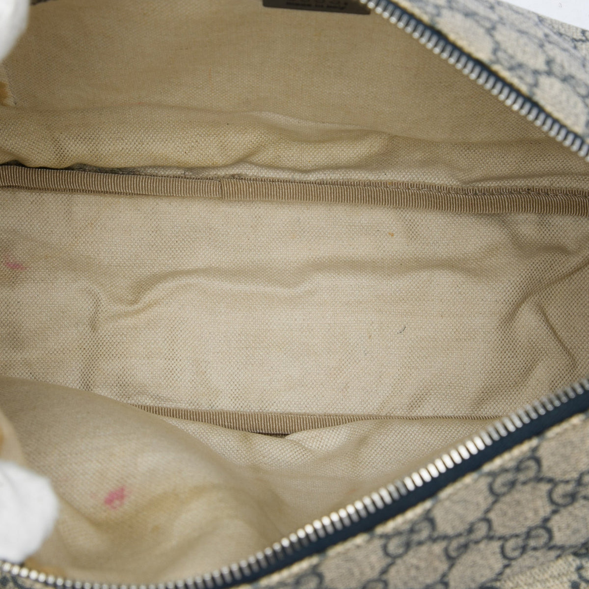 Gucci GG Supreme Double Pocket Crossbody