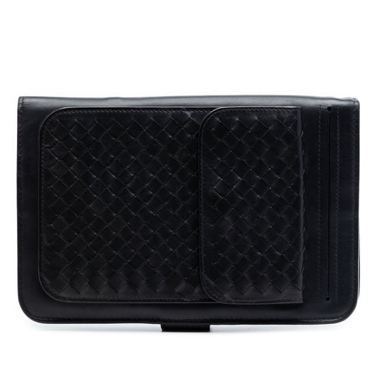 Bottega Veneta Nappa Intrecciato Organizer Clutch