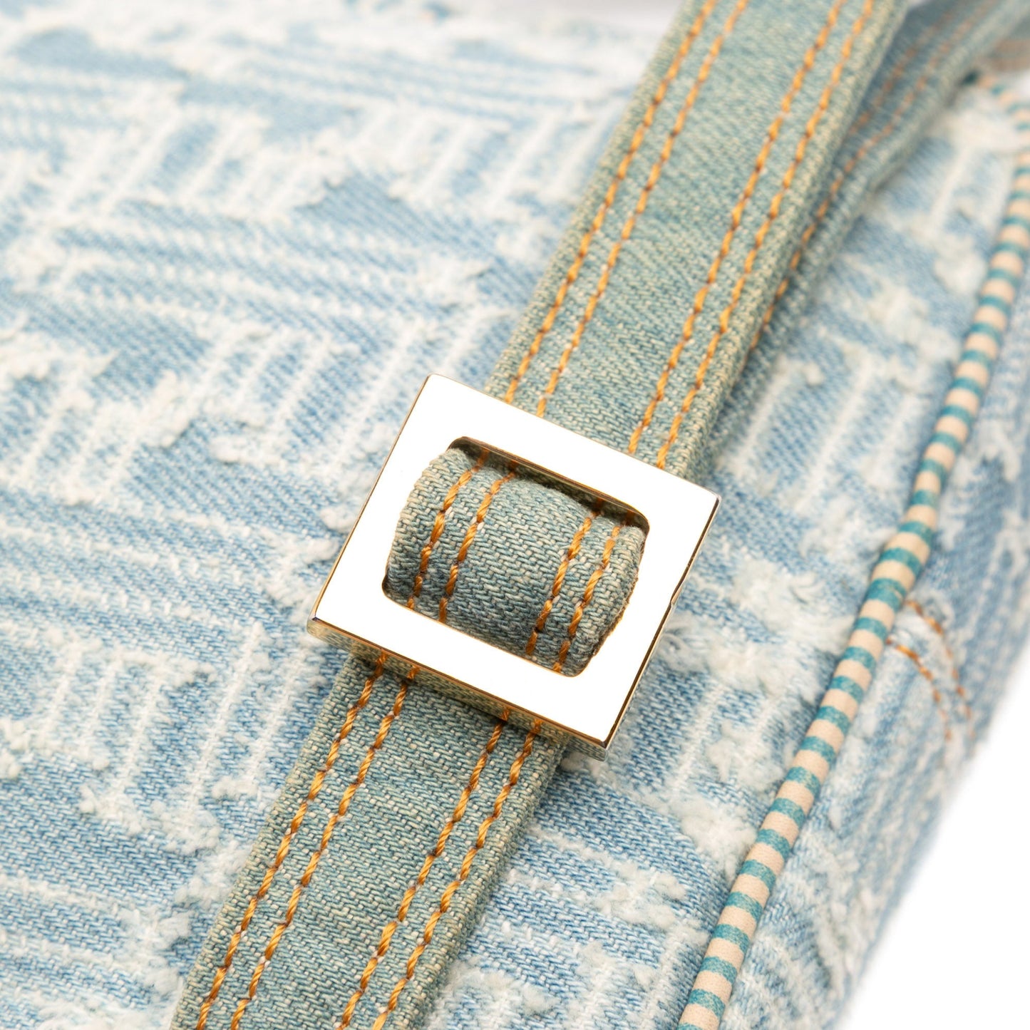 Fendi Zucca Denim Crossbody