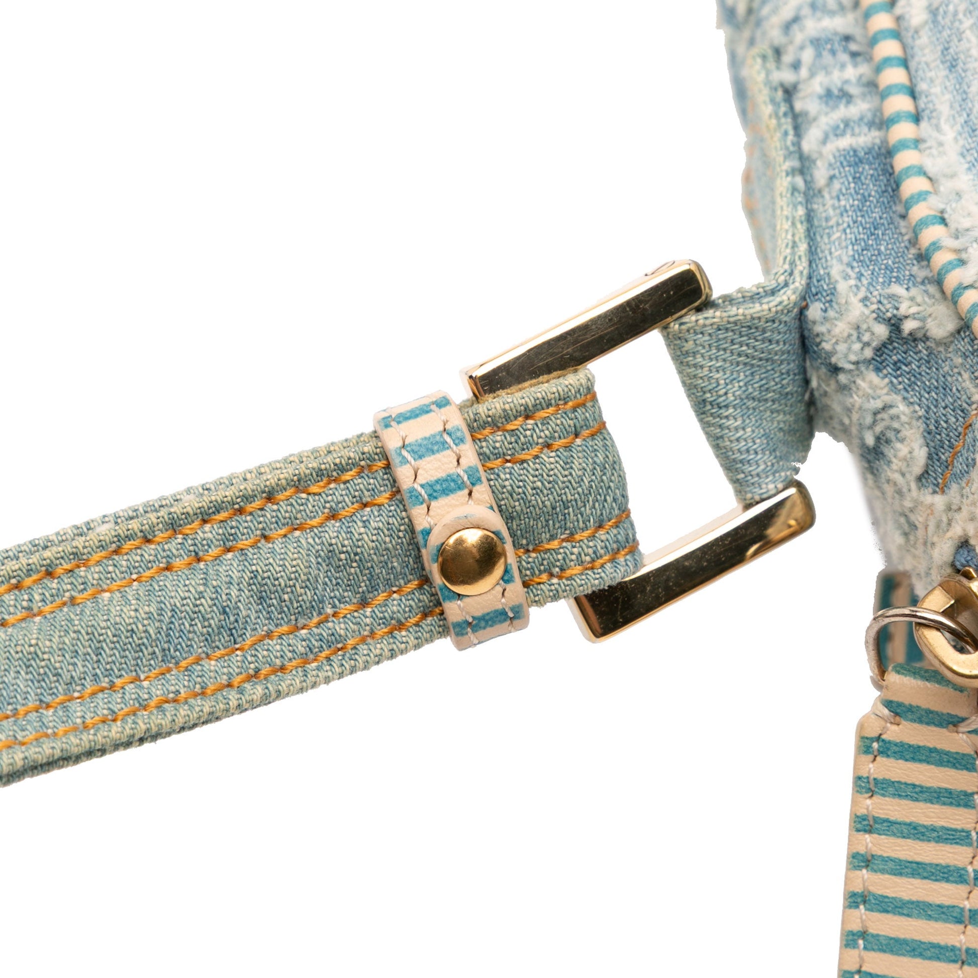 Fendi Zucca Denim Crossbody