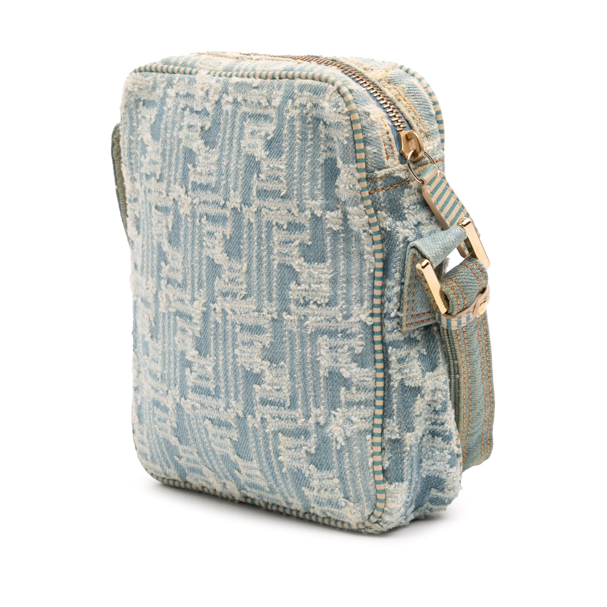 Fendi Zucca Denim Crossbody