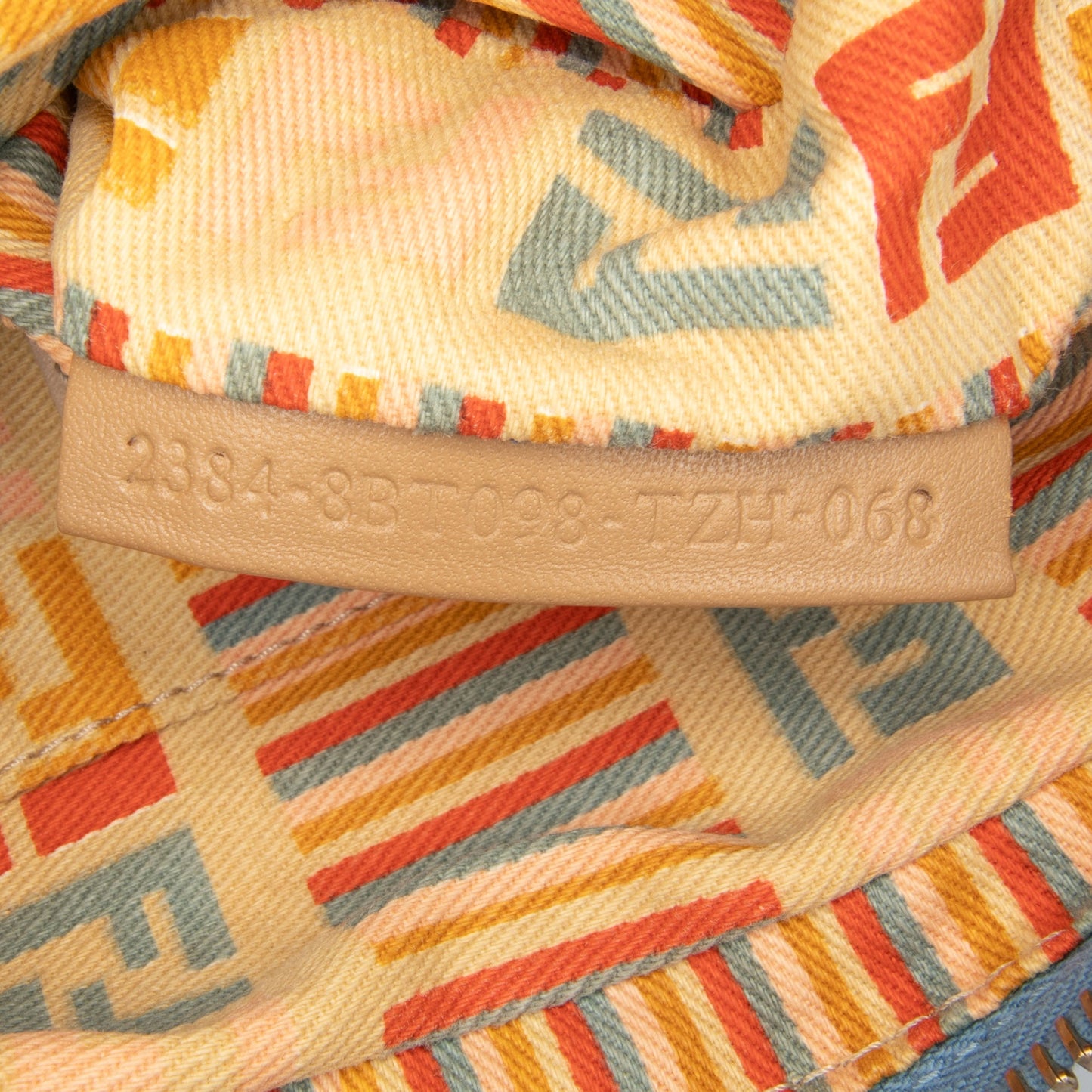 Fendi Zucca Denim Crossbody