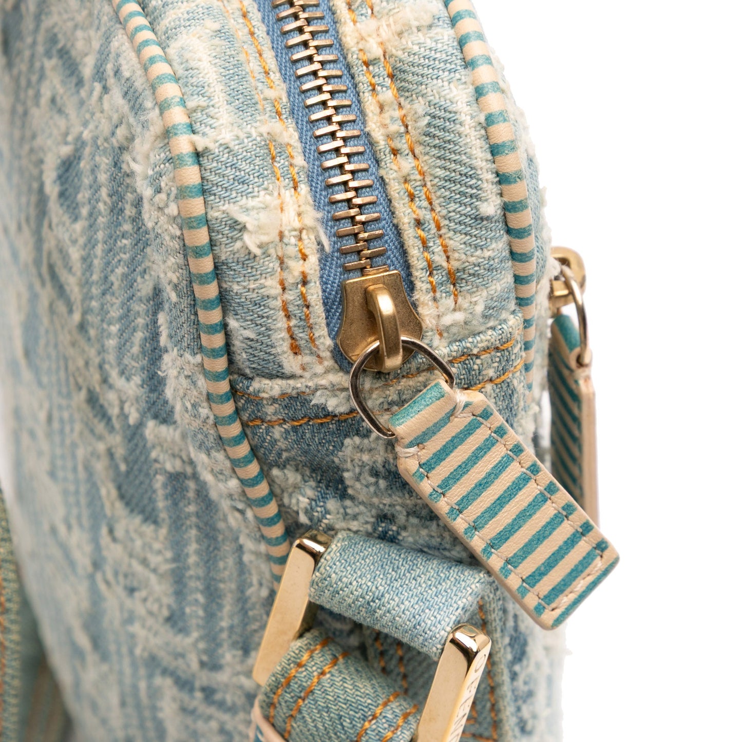 Fendi Zucca Denim Crossbody