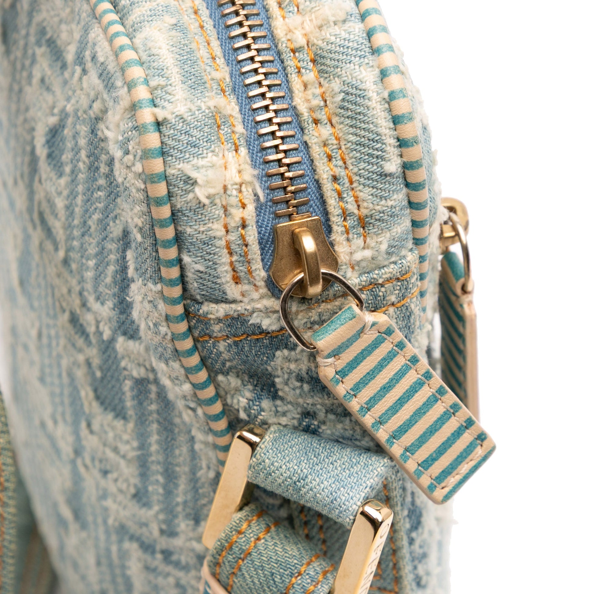 Fendi Zucca Denim Crossbody
