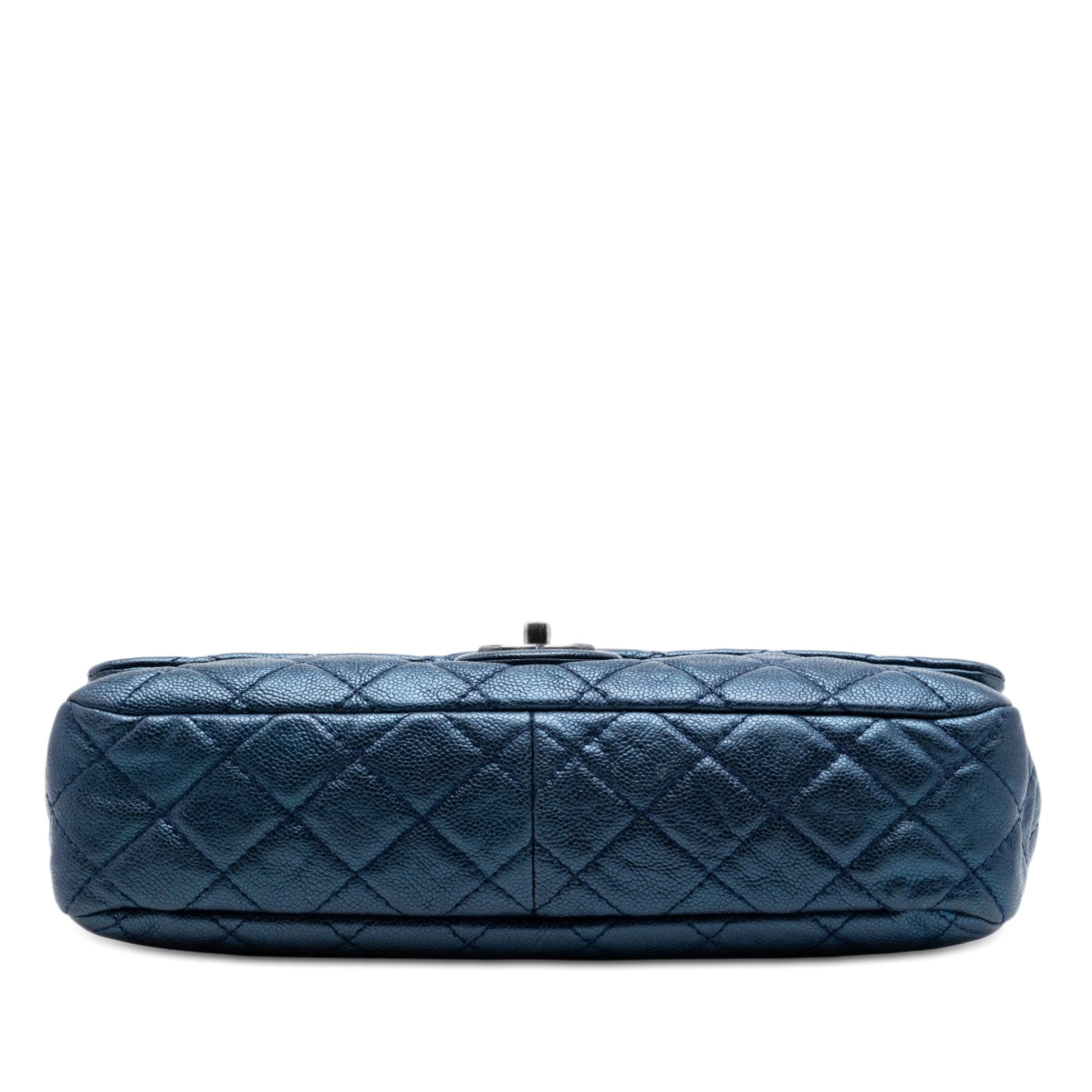 Chanel Jumbo Quilted Iridescent Caviar Easy Flap