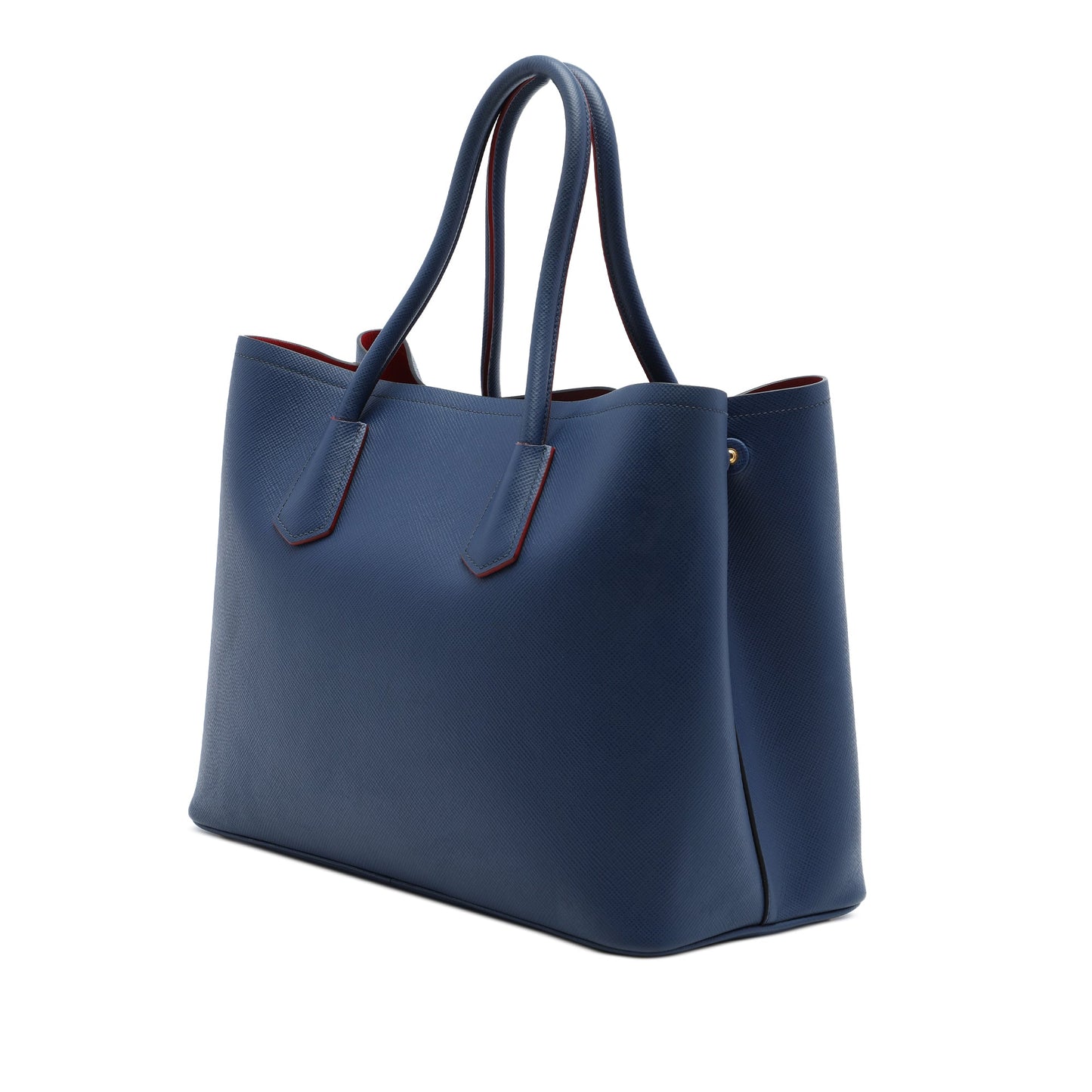 Prada Large Saffiano Cuir Double Satchel
