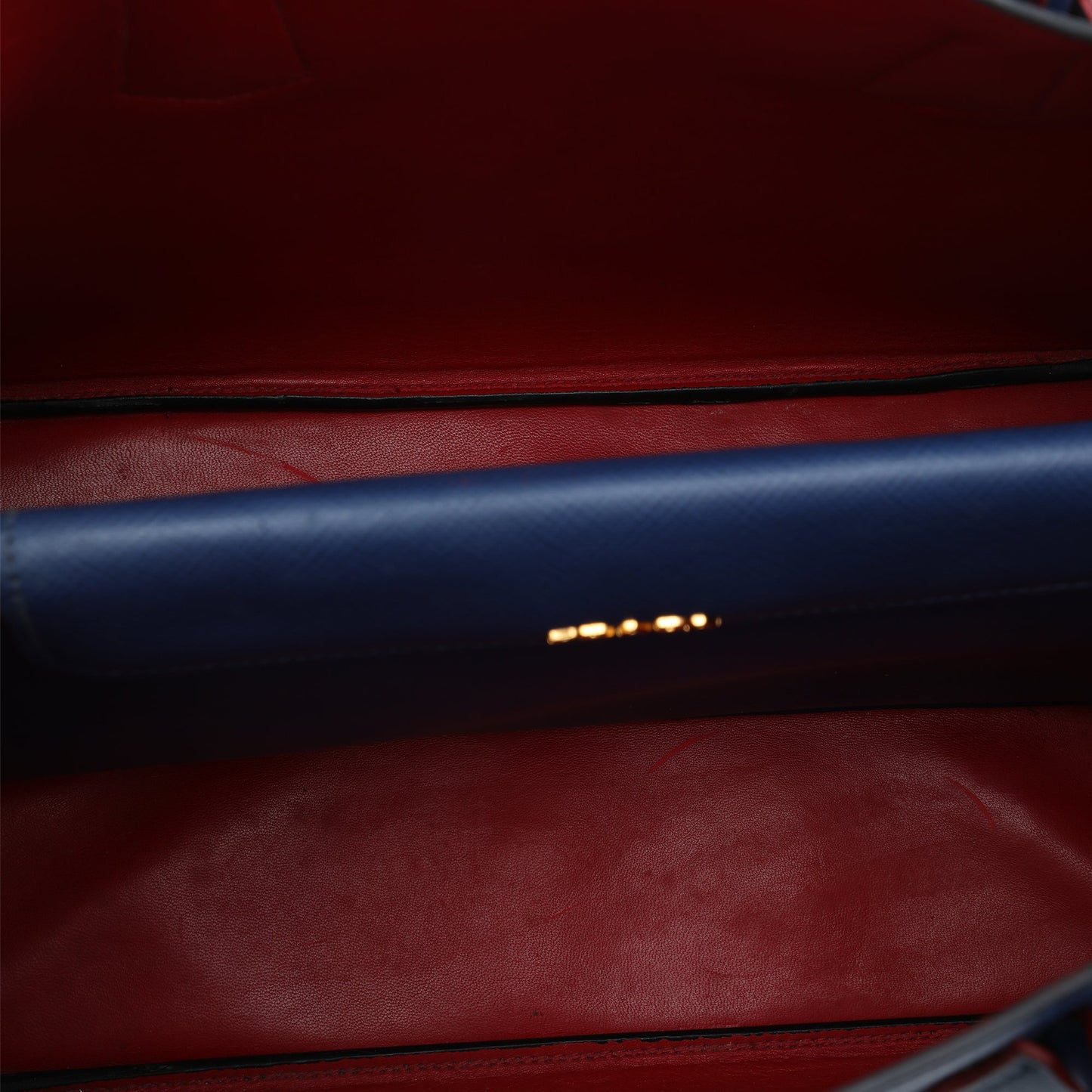 Prada Large Saffiano Cuir Double Satchel