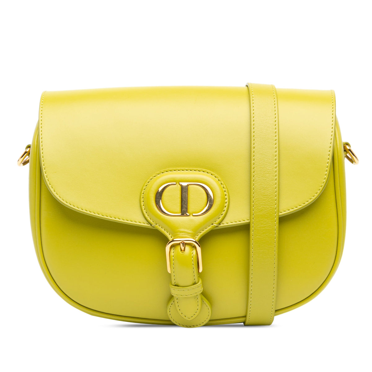 Dior Medium Leather Bobby Crossbody — Green