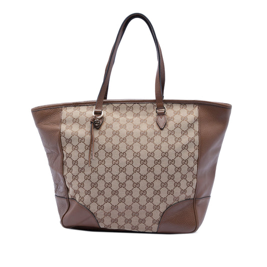 GG Canvas Bree Zippered Tote