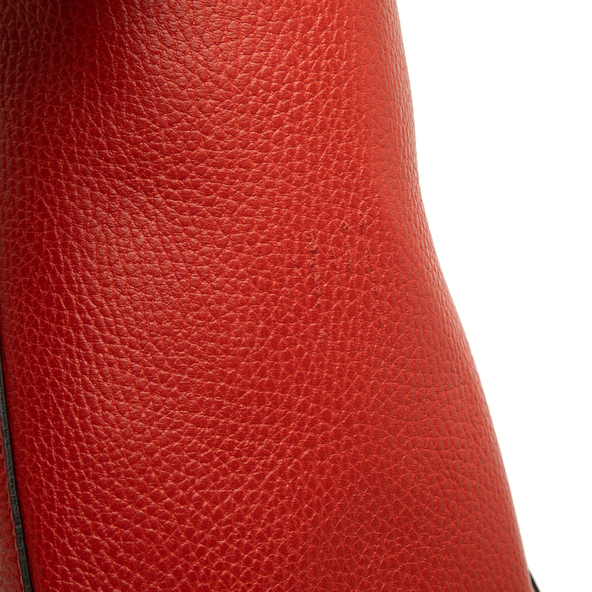 Gucci Small Calfskin Swing Tote — Red