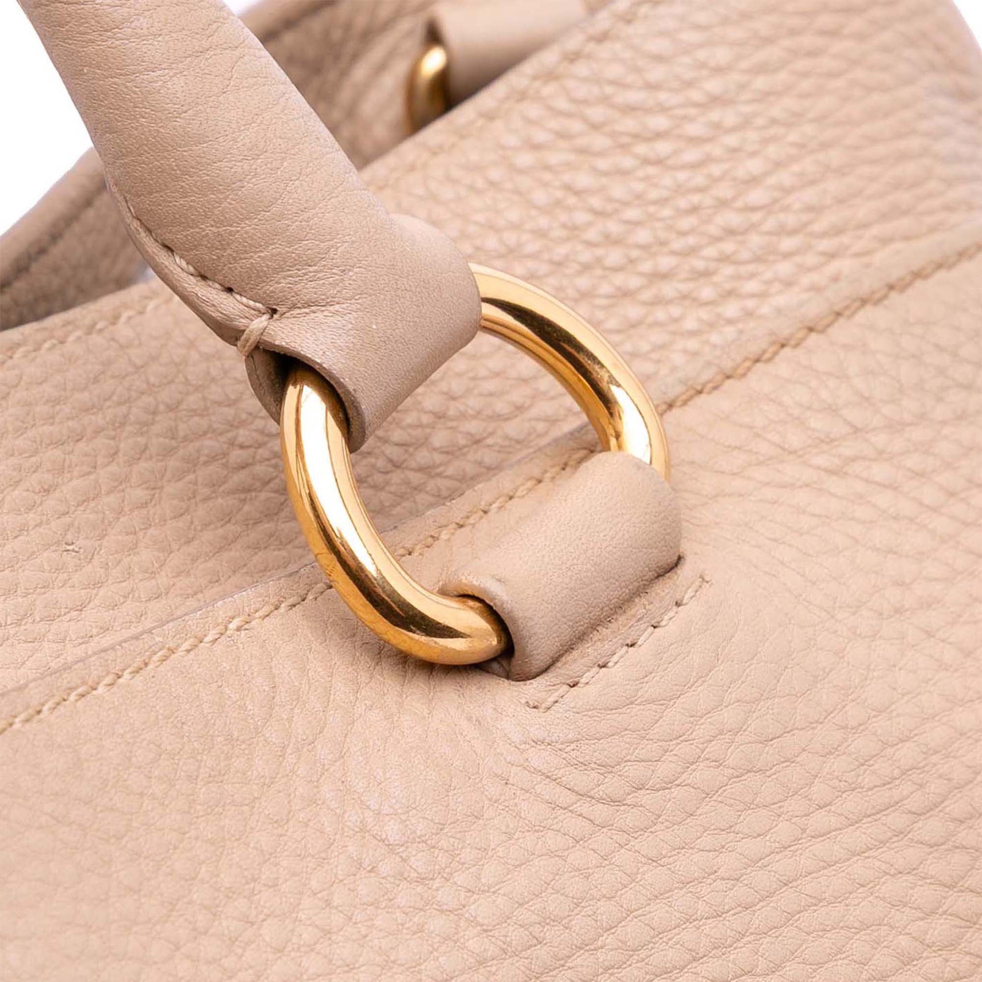 Prada Vitello Daino Open Convertible Tote