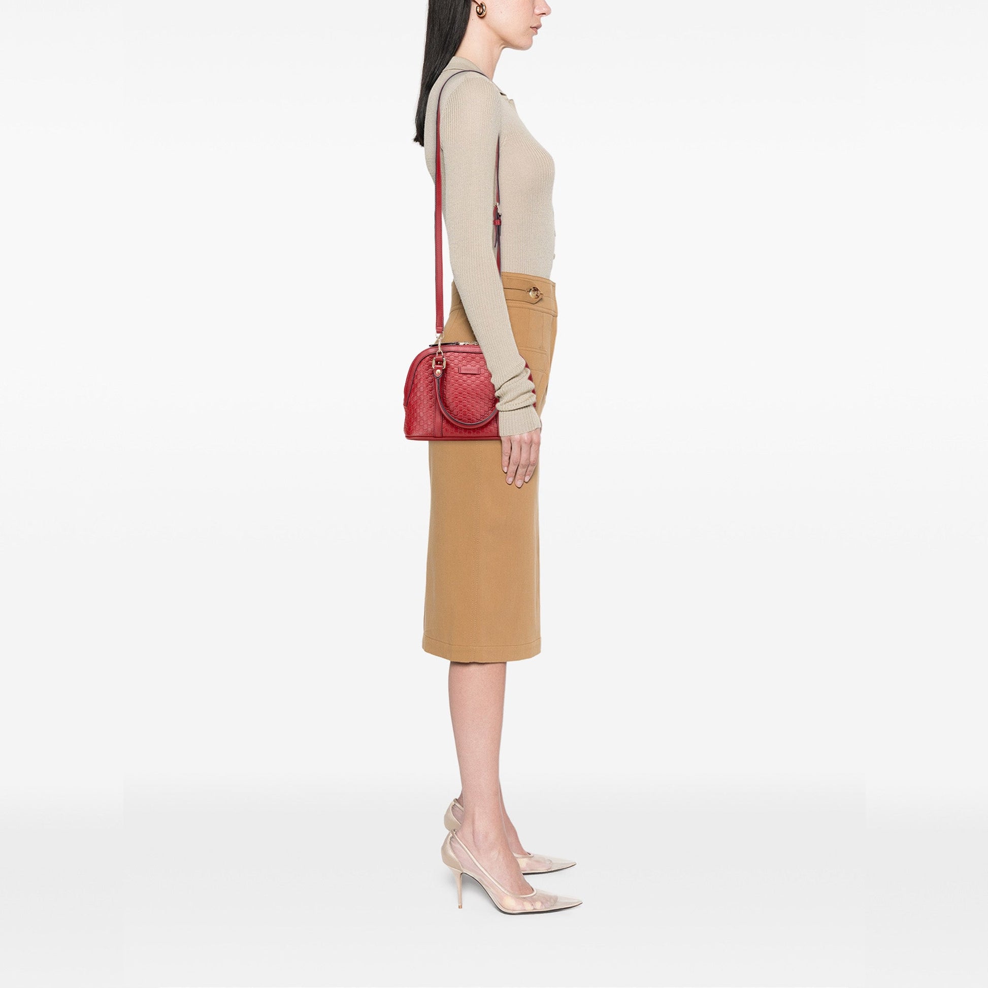 Gucci Mini Microguccissima Dome Satchel
