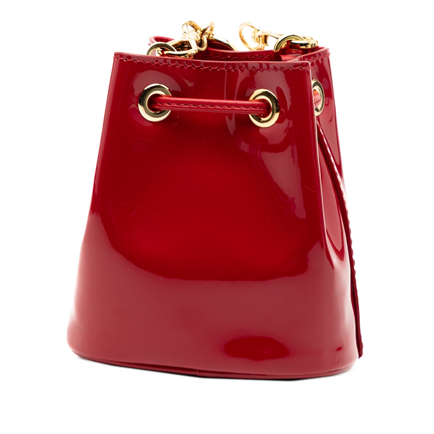 Prada Mini Patent Drawstring Pouch