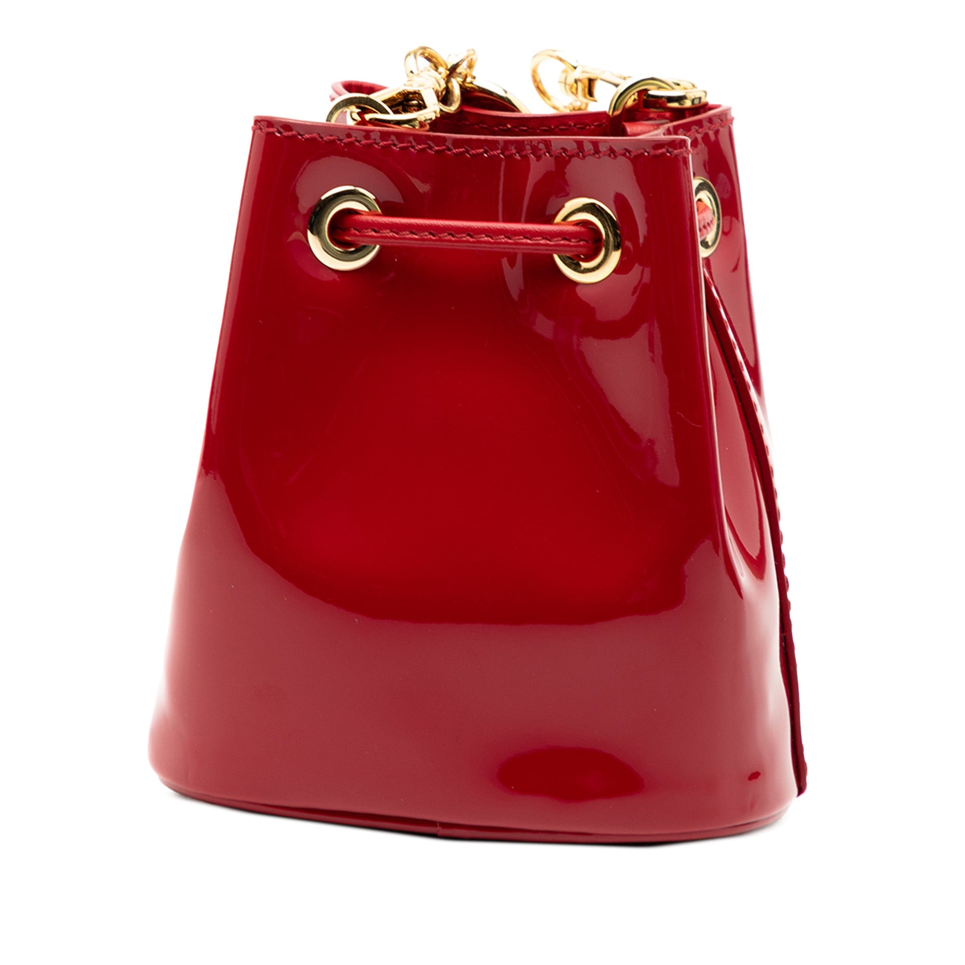 Prada Mini Patent Drawstring Pouch