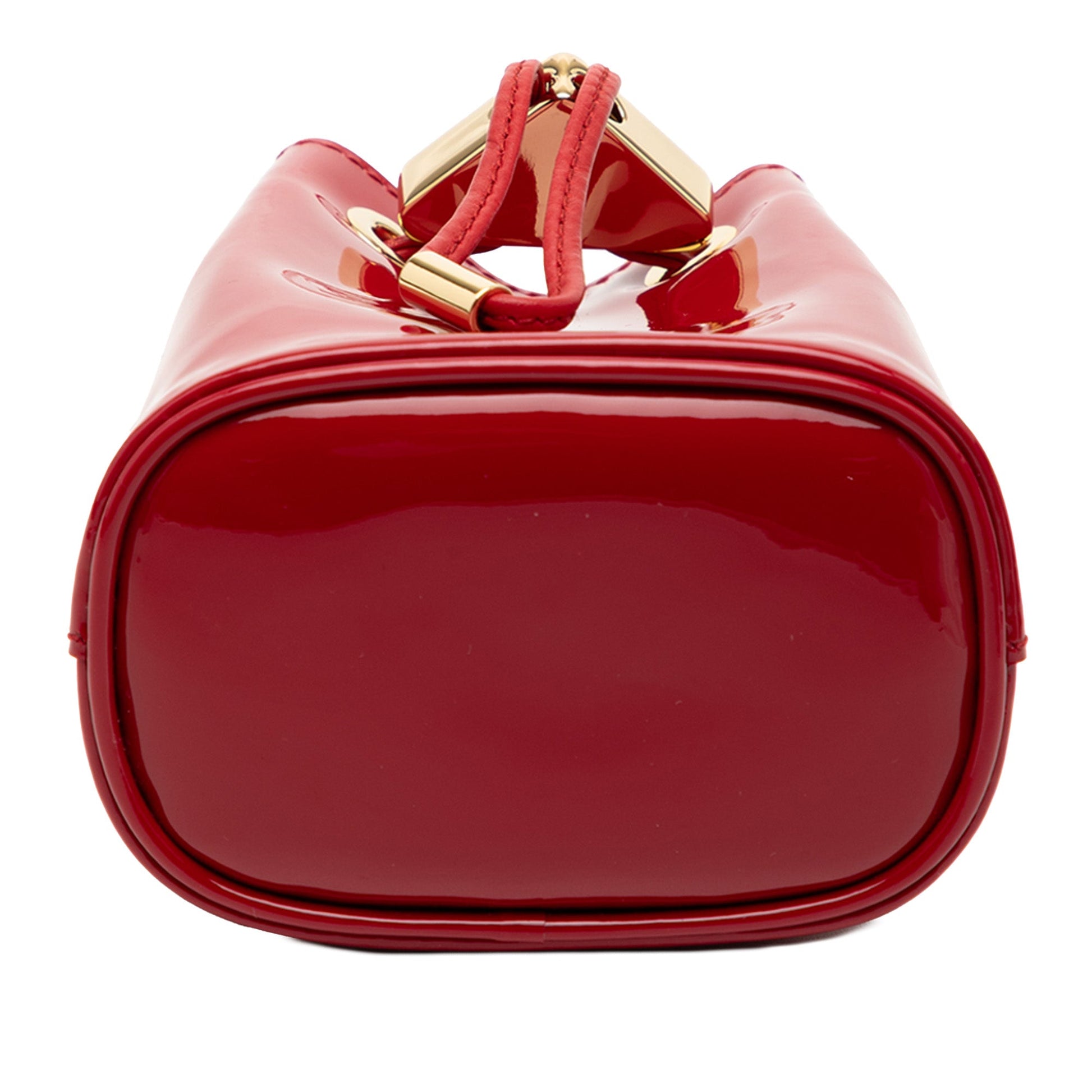 Prada Mini Patent Drawstring Pouch