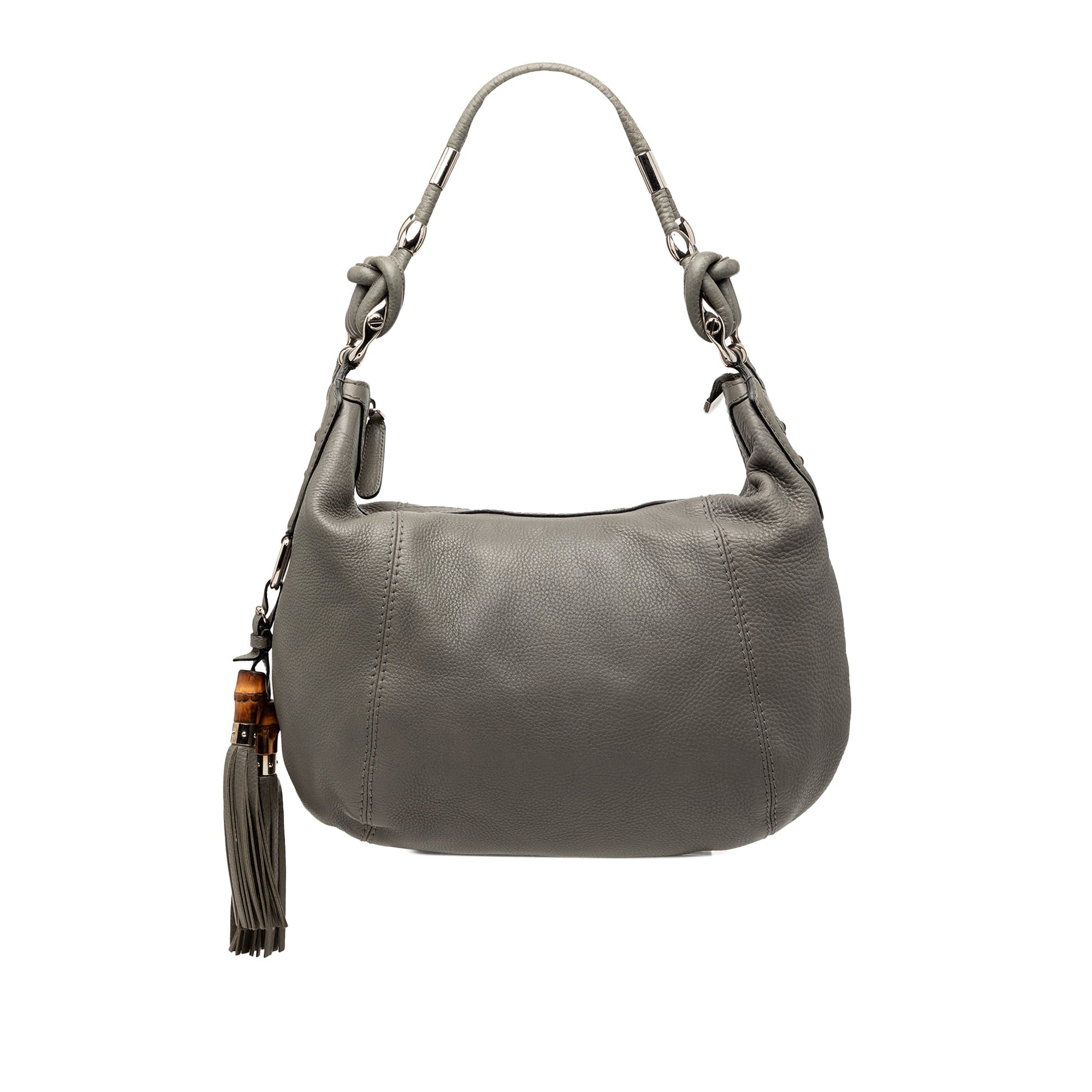 Gucci Pebbled Leather Techno Horsebit Hobo