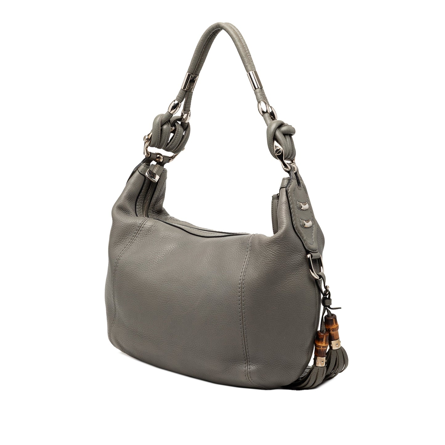 Gucci Pebbled Leather Techno Horsebit Hobo