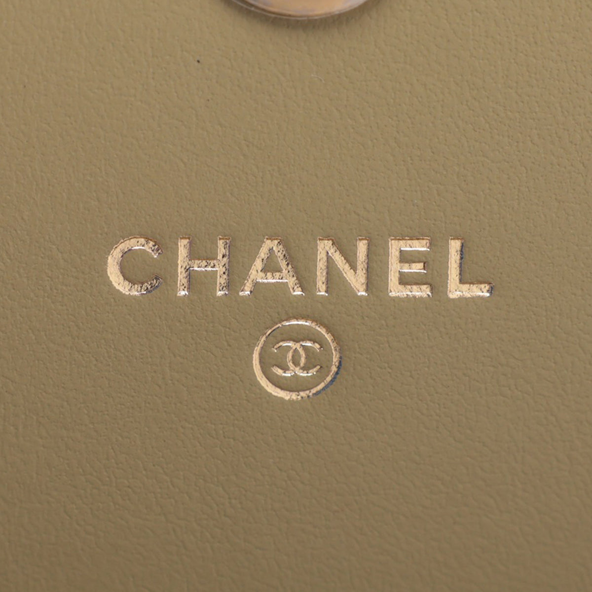 Chanel Quilted Caviar Boy Wallet on Chain — Green