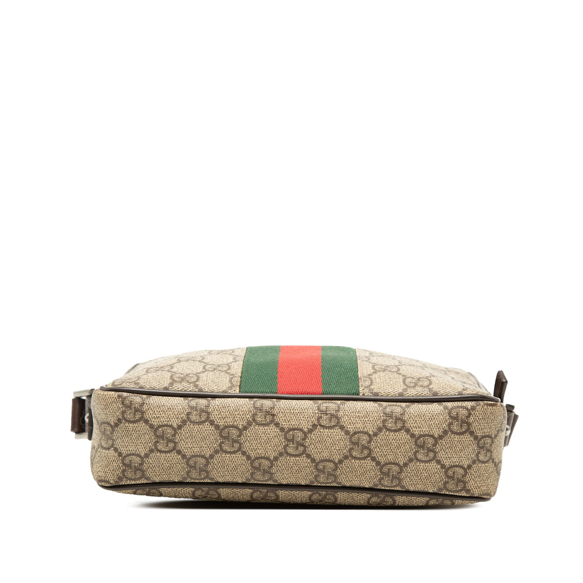 Gucci GG Supreme Web Crossbody — Beige