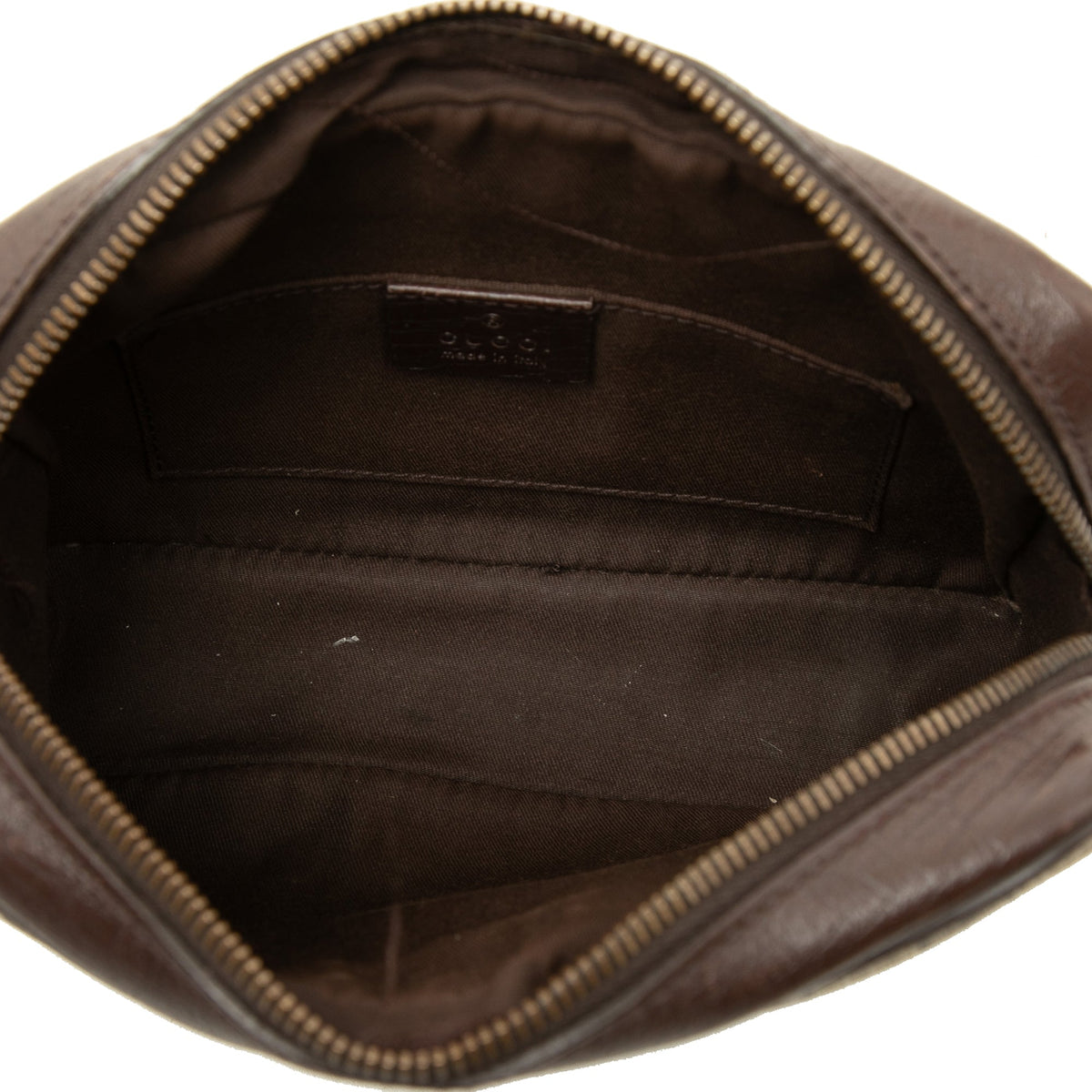 Gucci GG Supreme Web Crossbody — Beige
