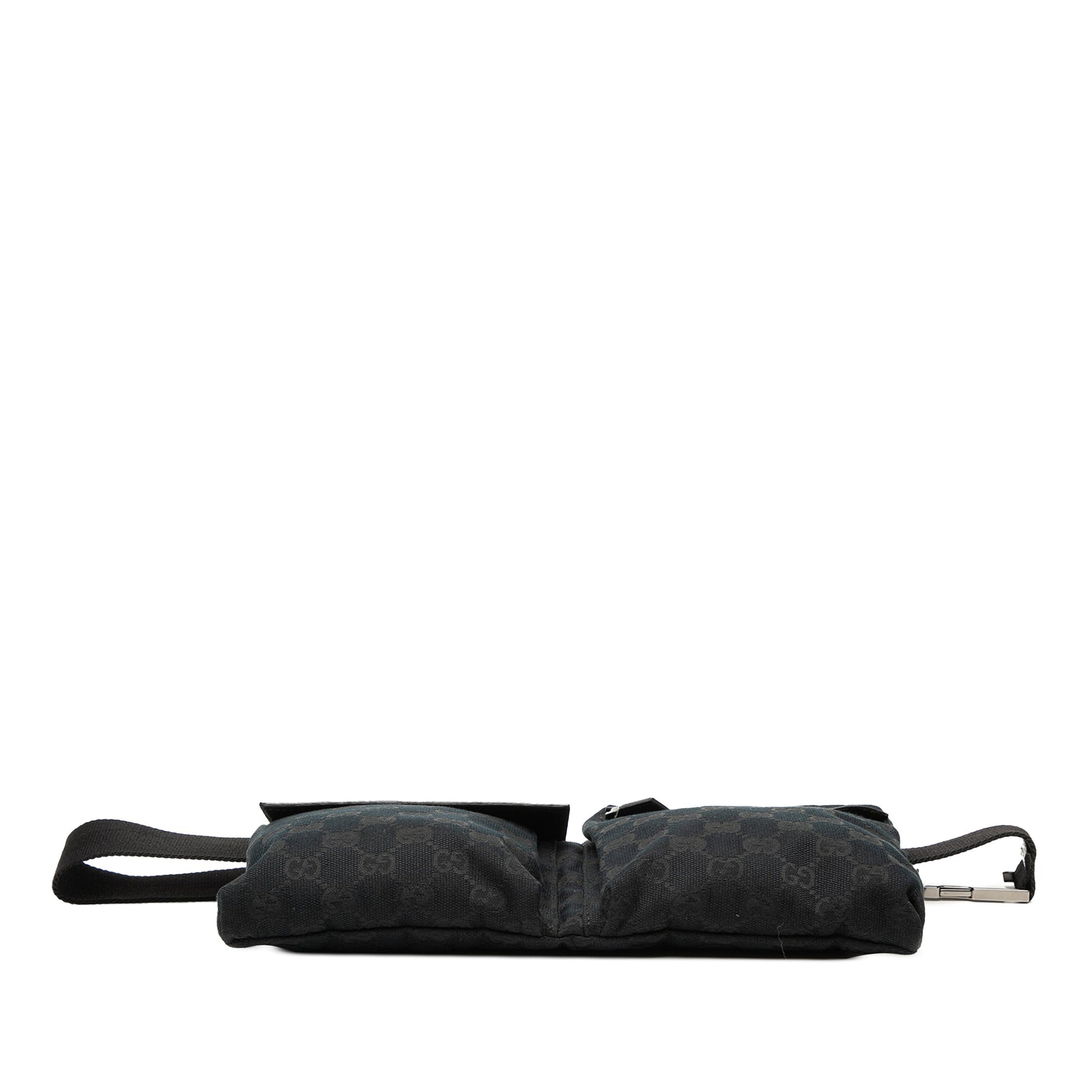 Gucci GG Canvas Double Pocket Belt Bag
