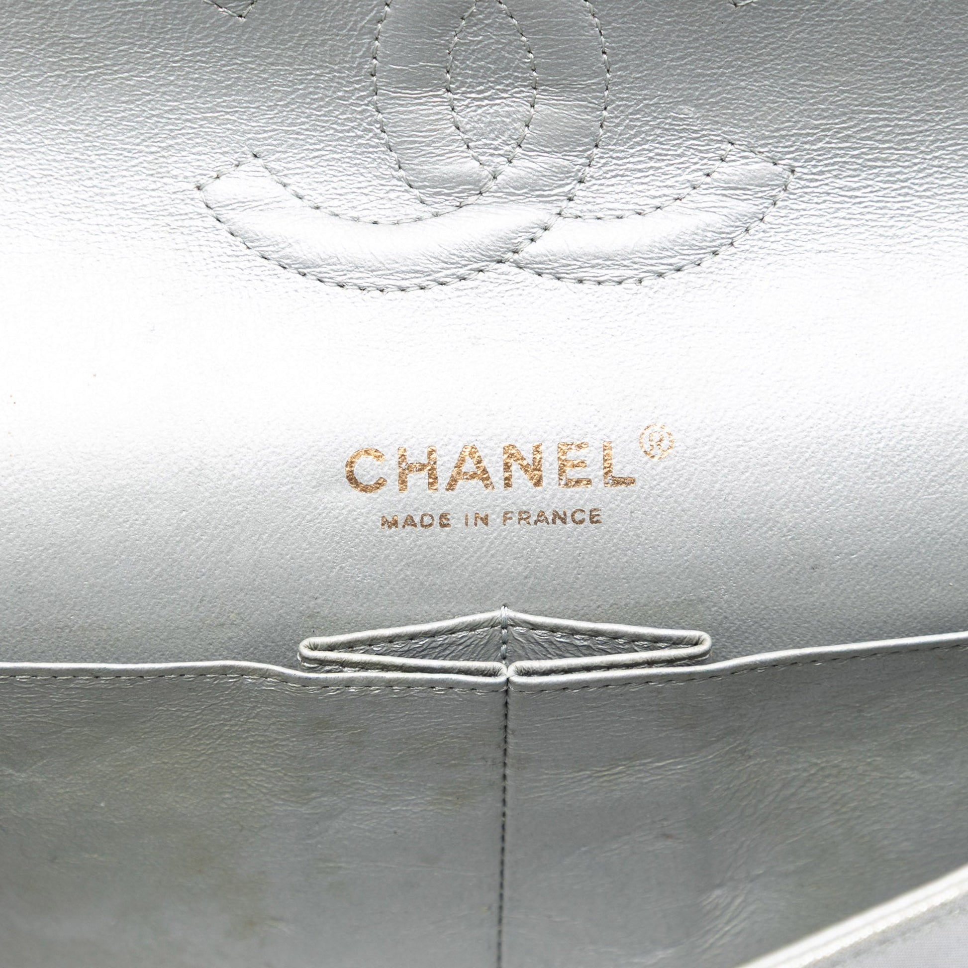 Chanel Medium Classic Iridescent Lambskin Double Flap