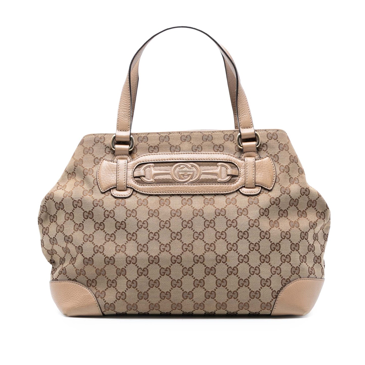 Gucci Medium GG Canvas Web Dressage Tote