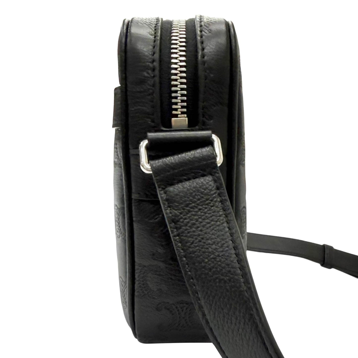 Celine Medium Triomphe Embossed Calfskin Messenger Bag