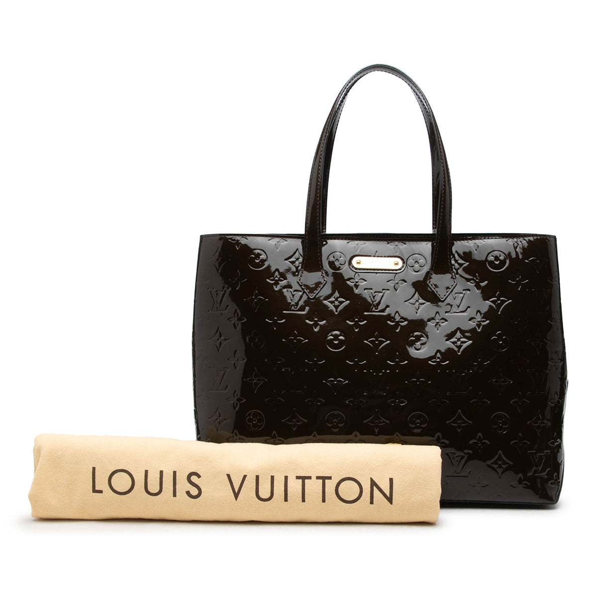 Louis Vuitton Monogram Vernis Wilshire MM — Purple