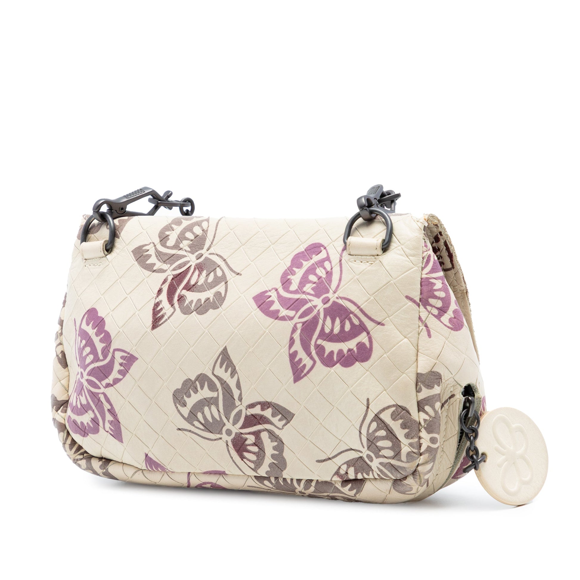 Small Nappa Intrecciomirage Butterfly Chain Crossbody
