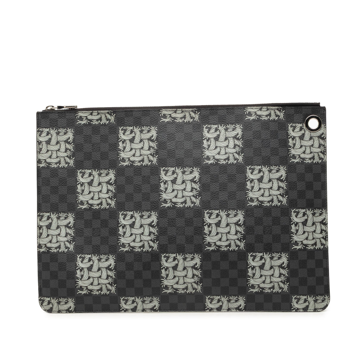 Louis Vuitton Christopher Nemeth Damier Graphite Rope Pochette Voyage GM