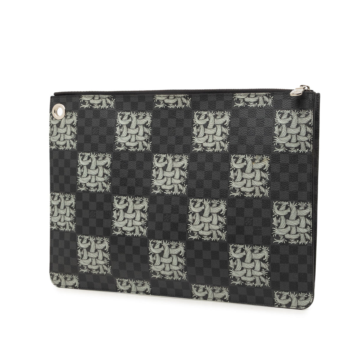 Louis Vuitton Christopher Nemeth Damier Graphite Rope Pochette Voyage GM