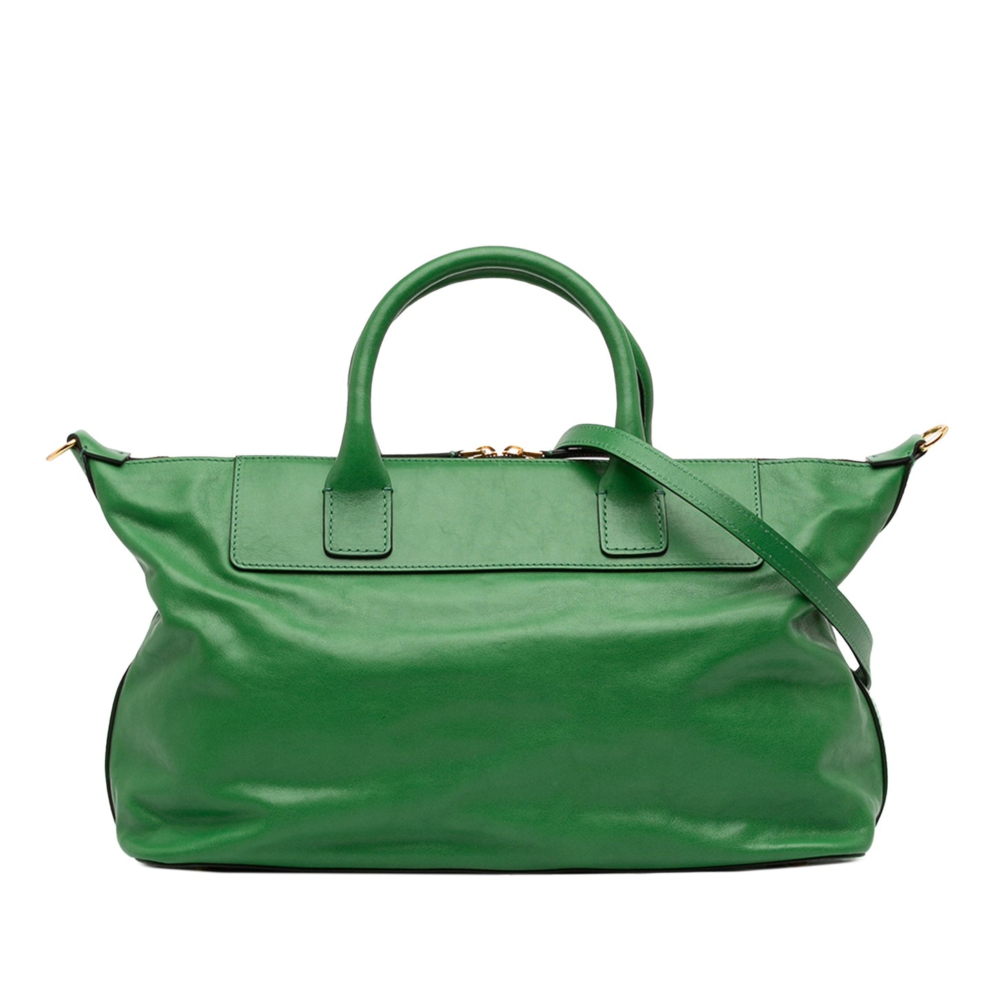 Marni Leather Top Handle Zip Satchel