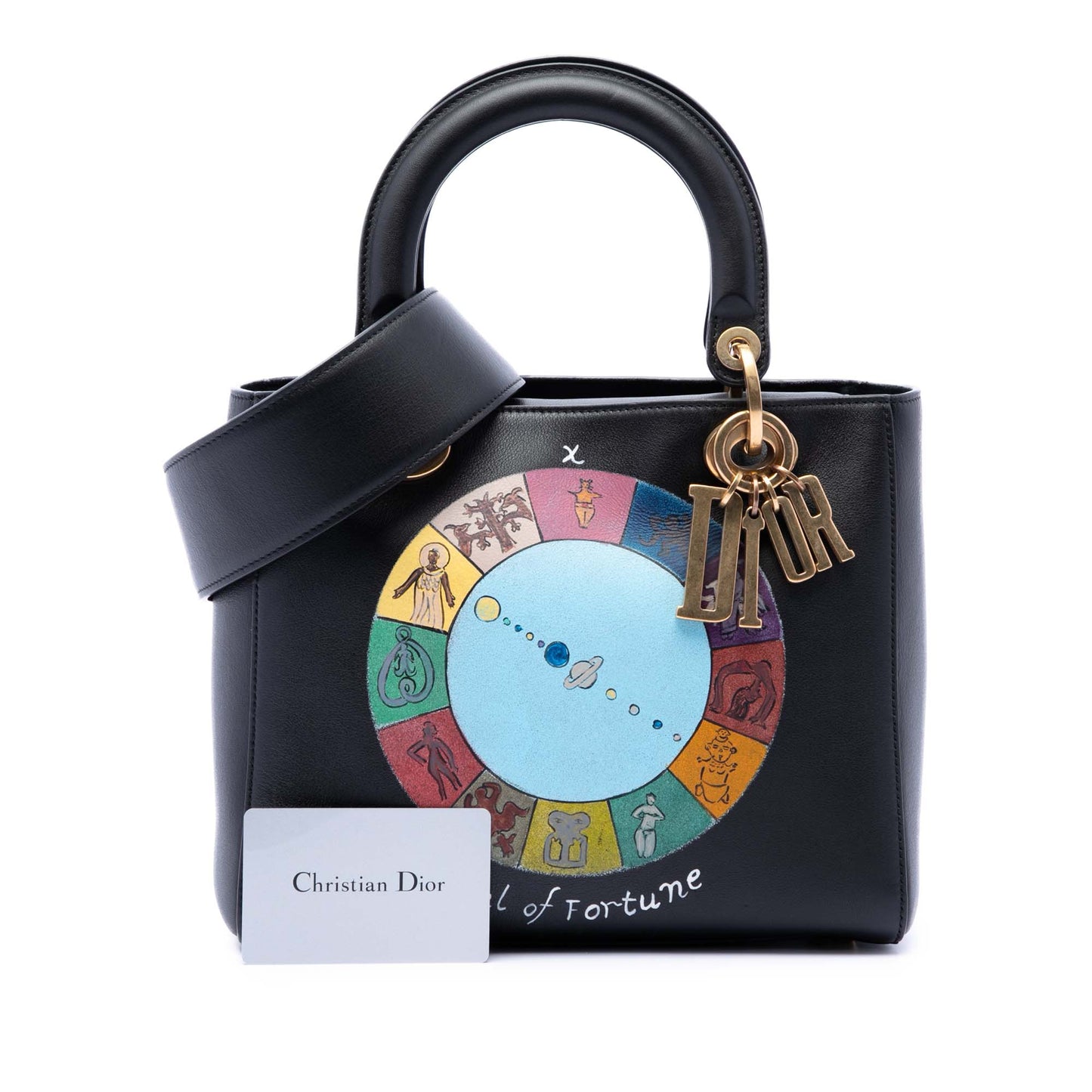Dior Medium Calfskin Wheel of Fortune Tarot Lady Dior