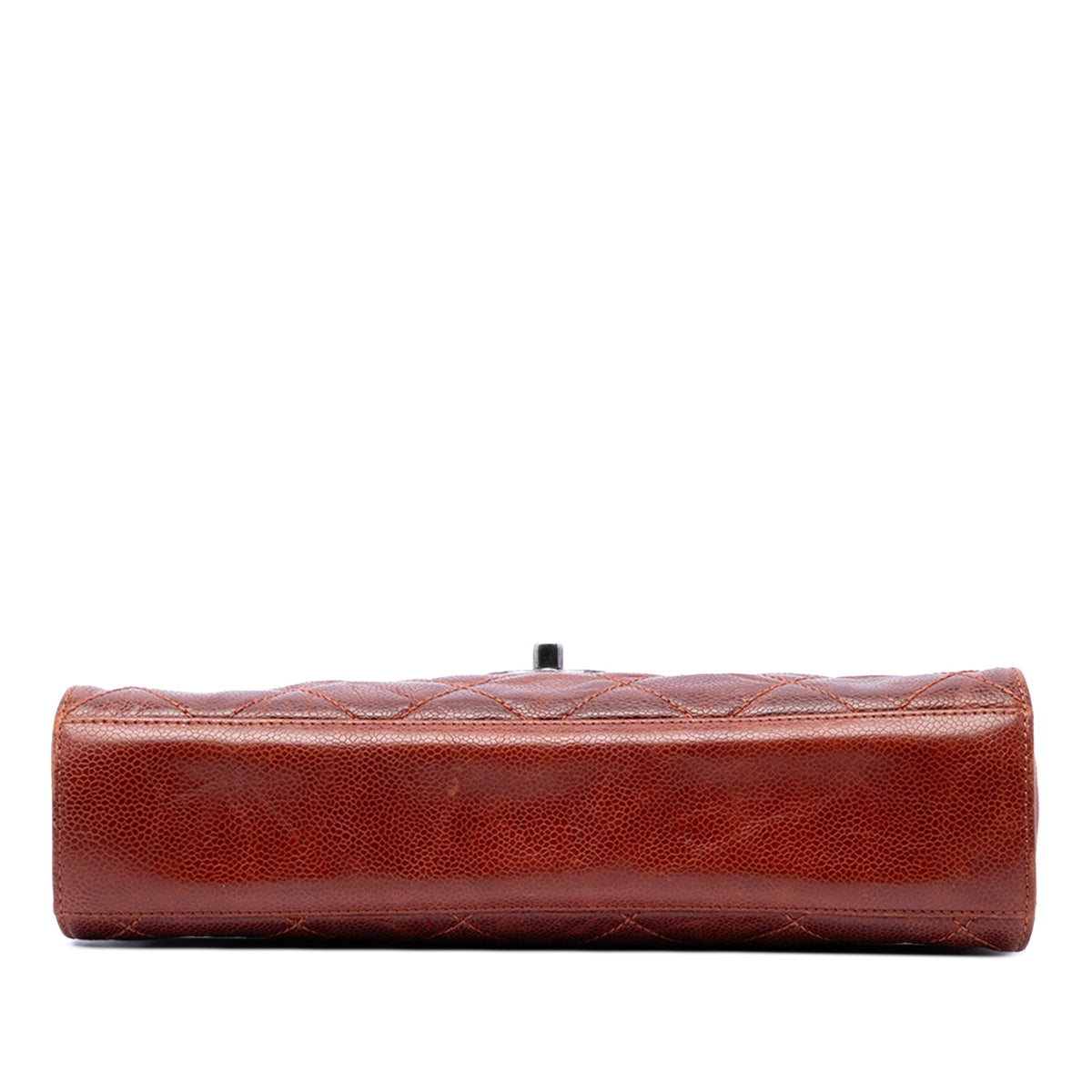 Chanel Medium Quilted Glazed Caviar Crave Flap — Brown