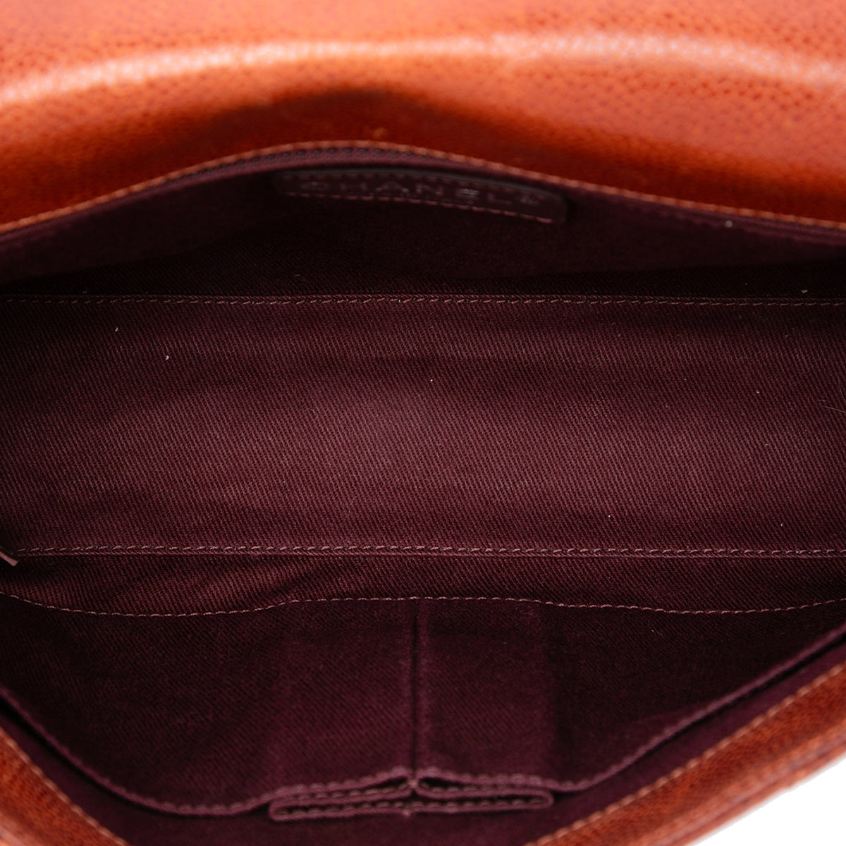 Chanel Medium Quilted Glazed Caviar Crave Flap — Brown