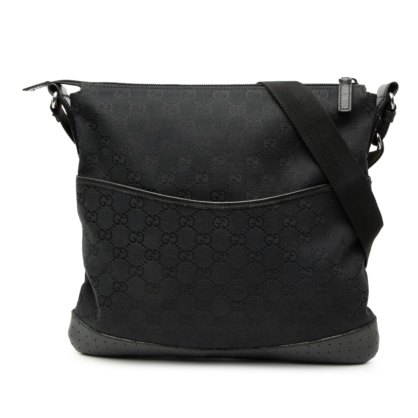 Gucci GG Canvas Perforated Crossbody