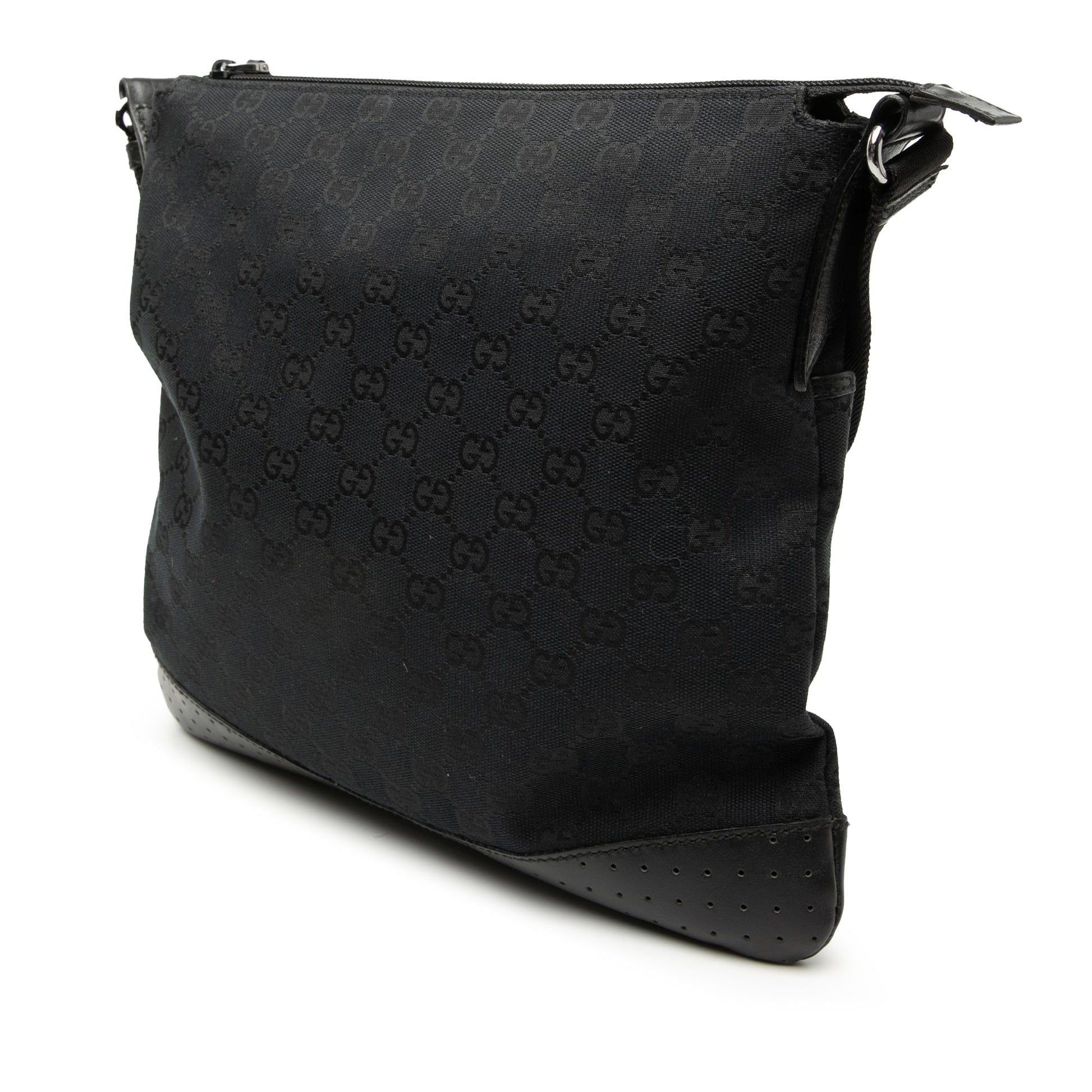 Gucci GG Canvas Perforated Crossbody