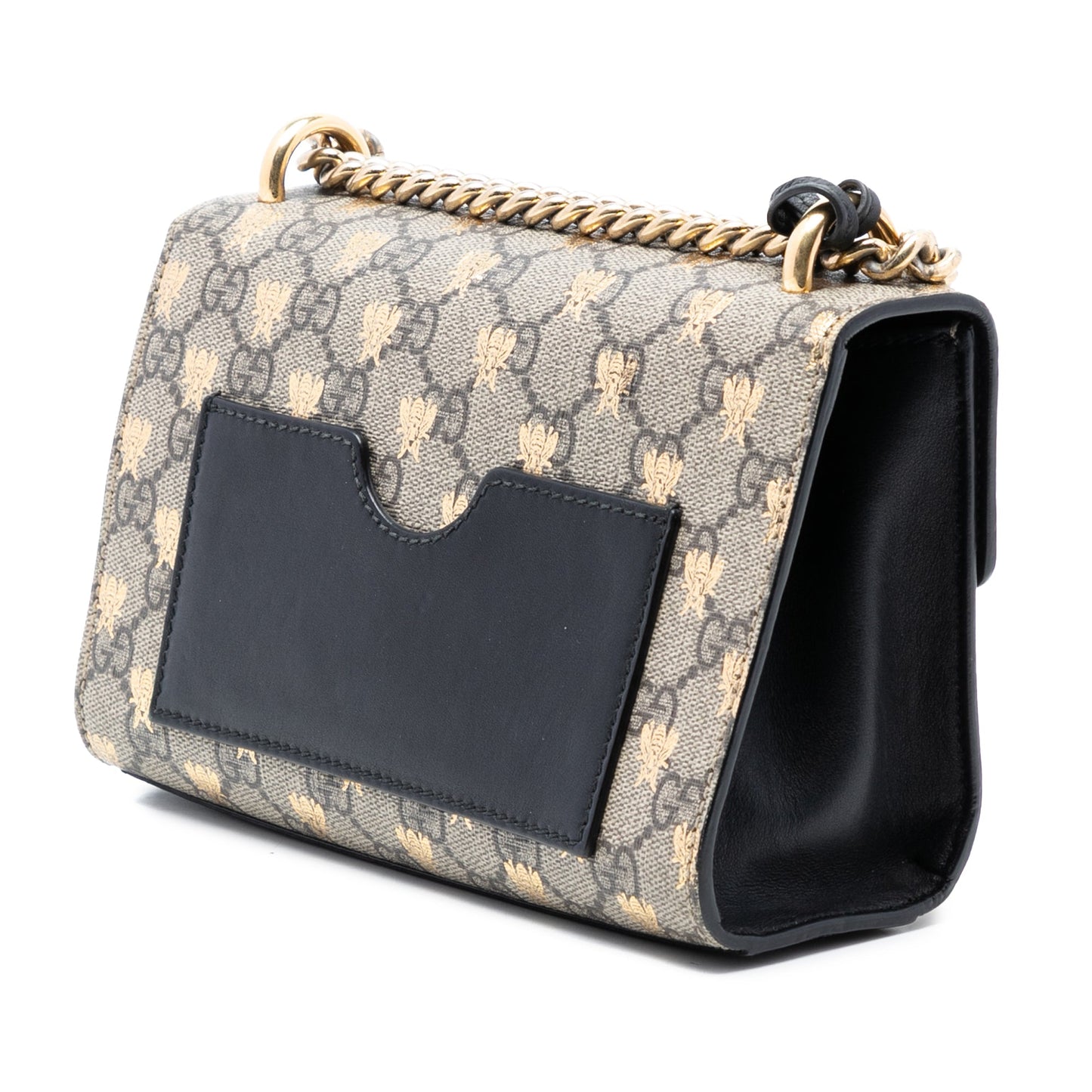 Gucci Small GG Supreme Bee Padlock Crossbody