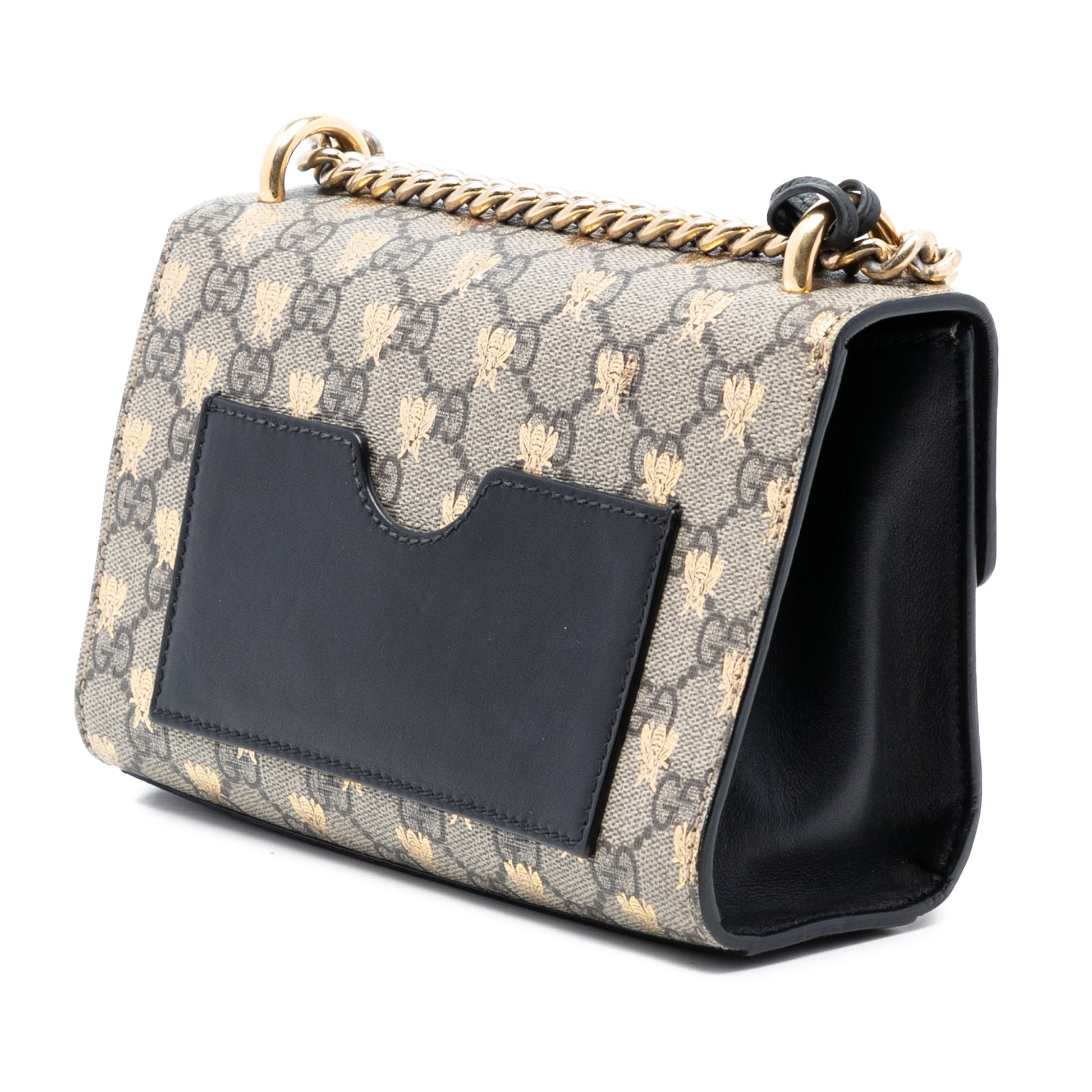 Gucci Small GG Supreme Bee Padlock Crossbody