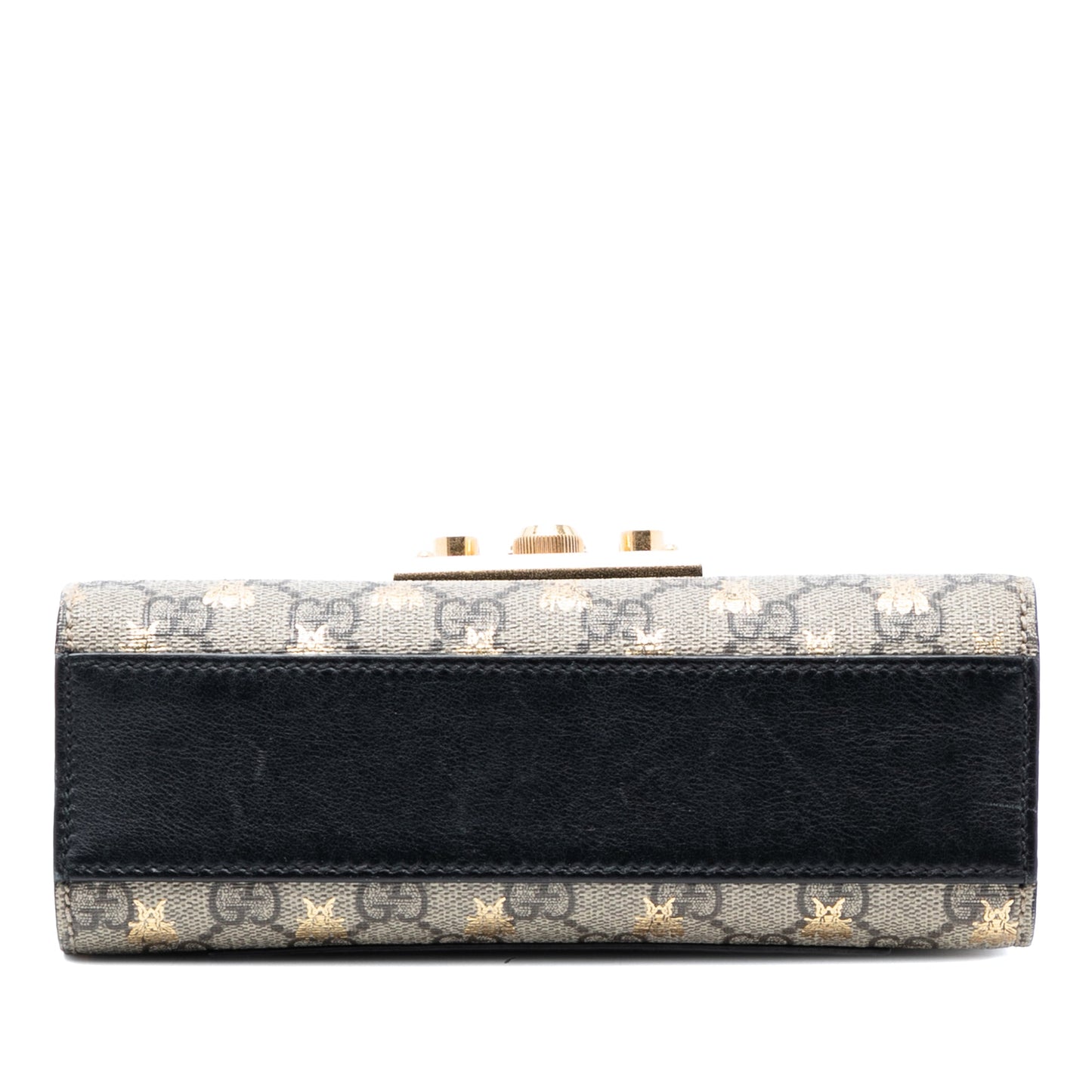 Gucci Small GG Supreme Bee Padlock Crossbody