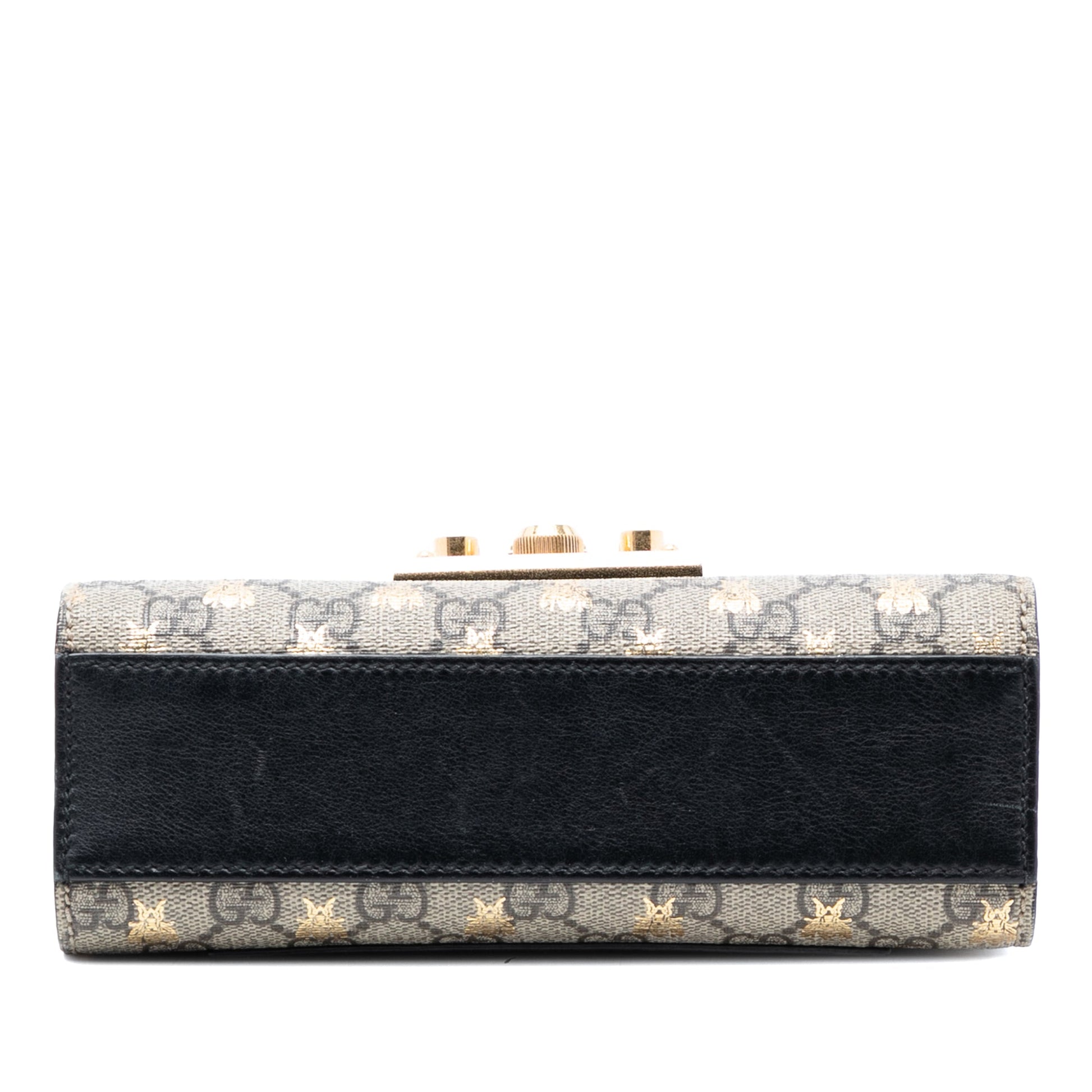 Gucci Small GG Supreme Bee Padlock Crossbody