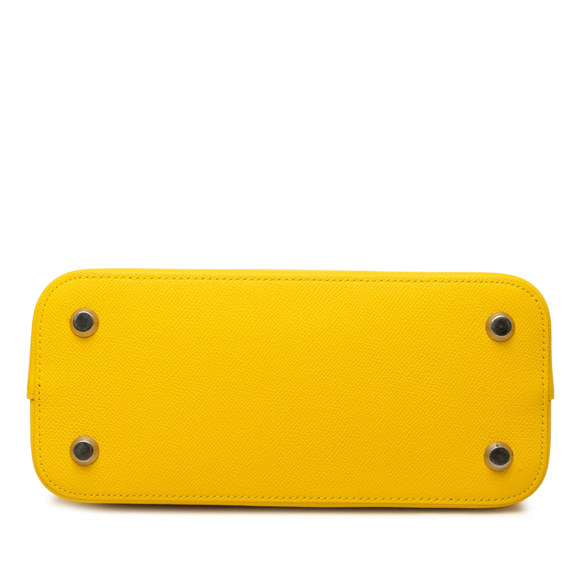 Balenciaga Grained Calfskin Ville Top Handle Bag S — Yellow