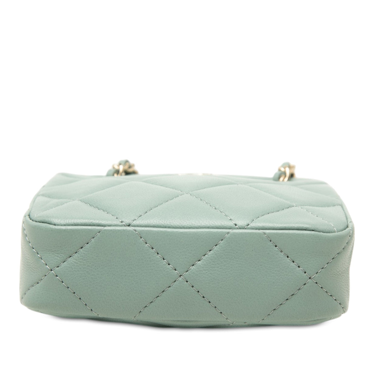 Chanel Mini CC Quilted Lambskin Chain Crossbody