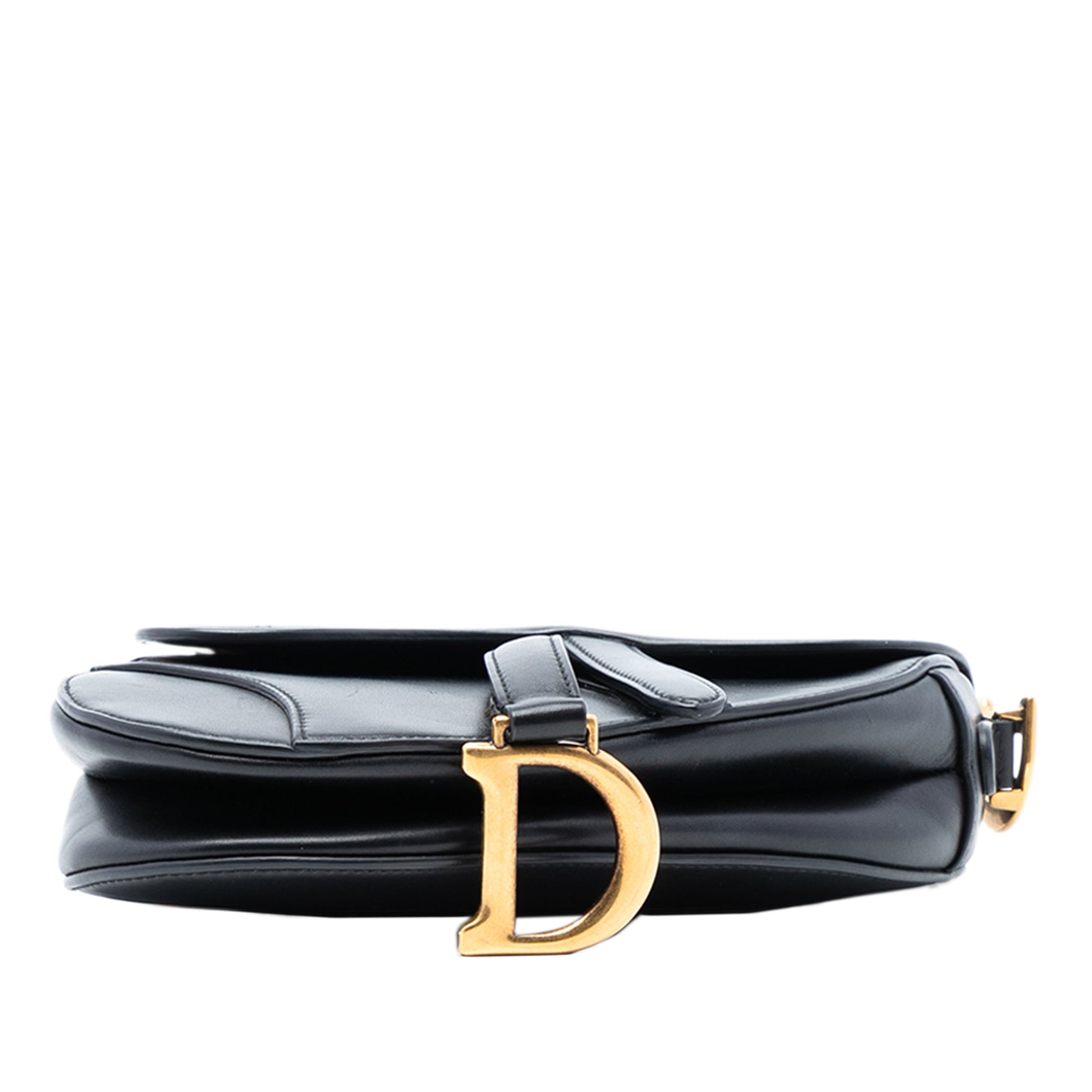 Dior Mini Leather Saddle Bag